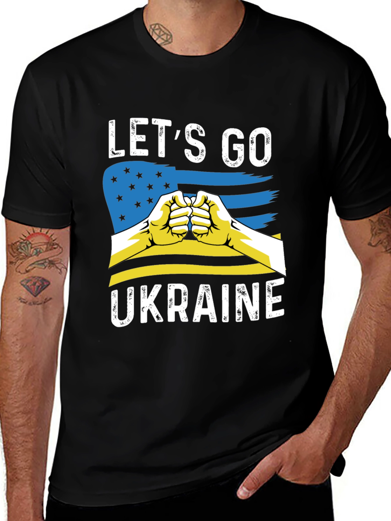 Lets Go Ukraine Support T-Shirt