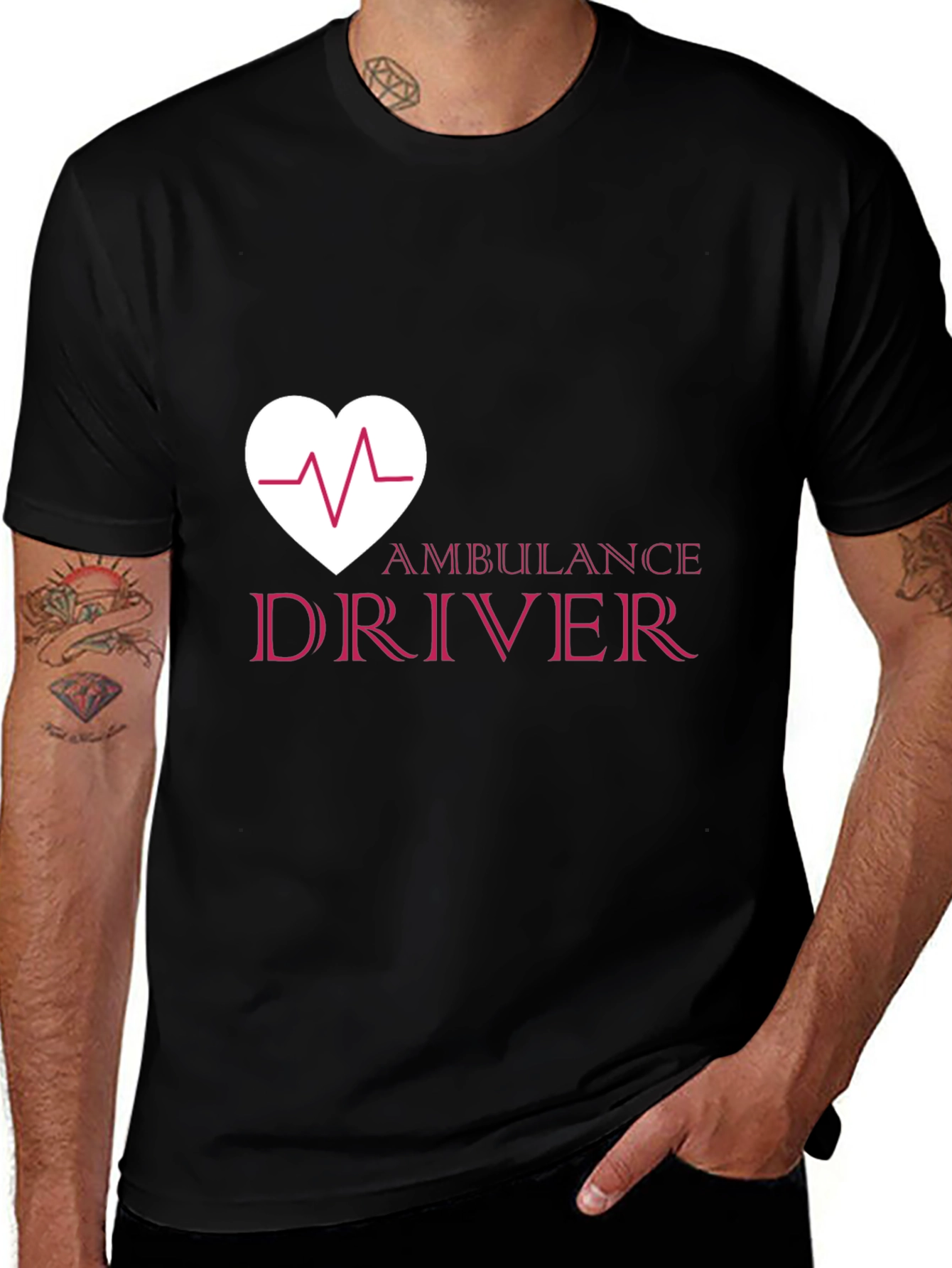 Ambulance Driver Graphic T-Shirt - Medical Professional