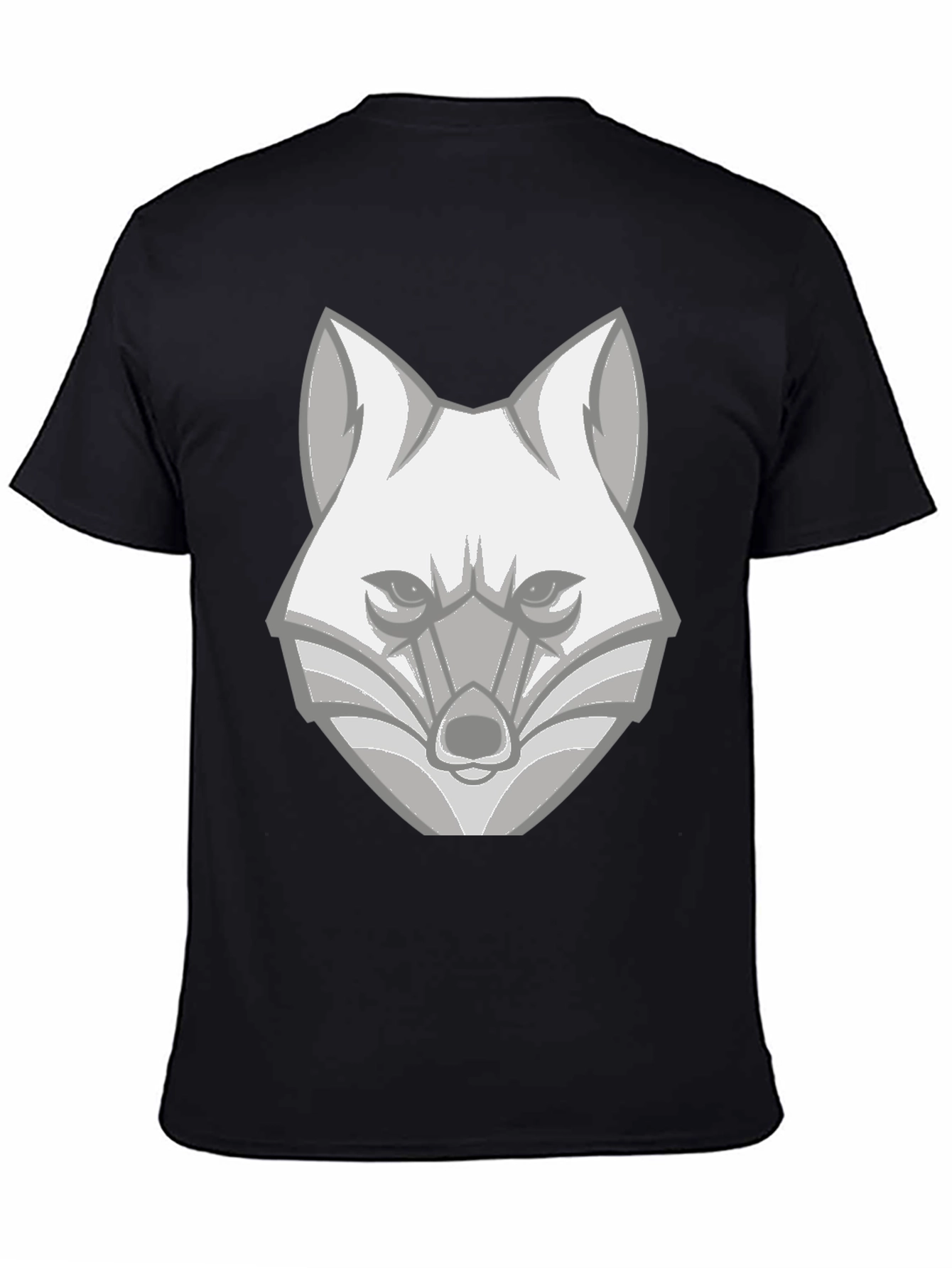 Geometric Fox Graphic T-Shirt - Modern Animal Tee