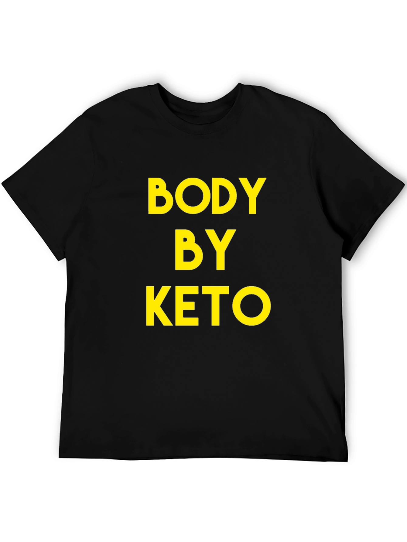 Body By Keto T-Shirt - Black Graphic Tee
