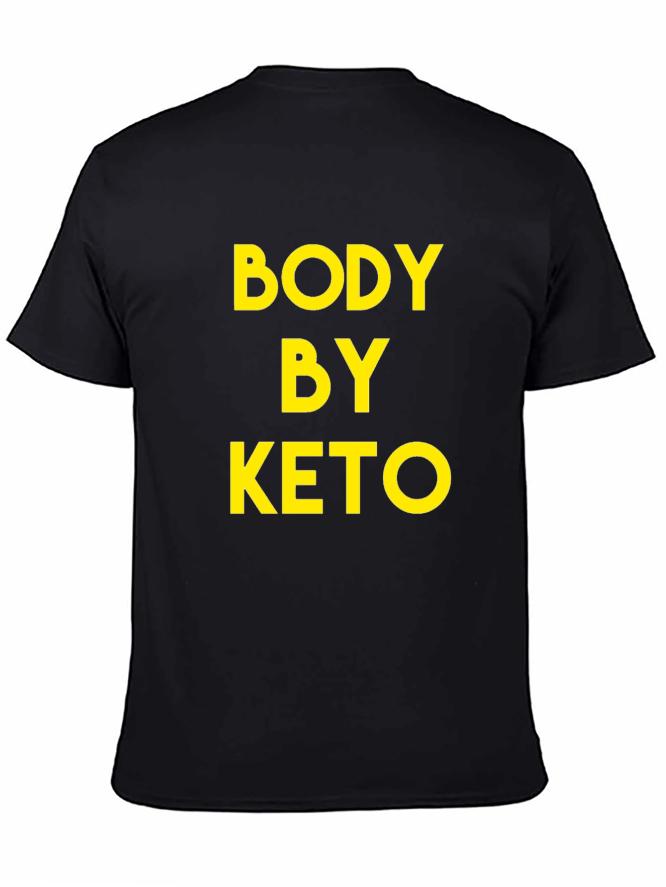 Body By Keto T-Shirt - Black Graphic Tee