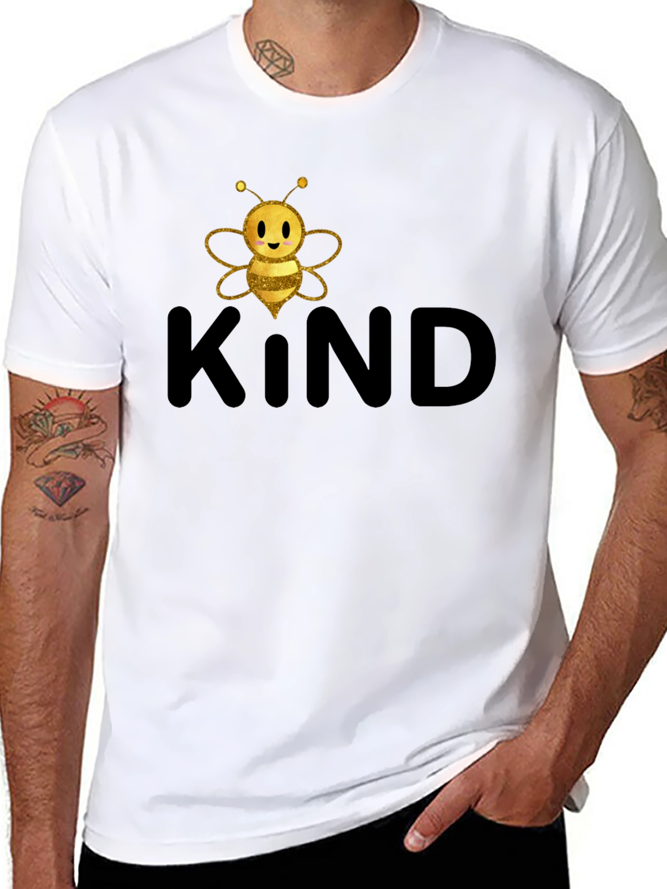 Be Kind Bee Shirt - Motivational Graphic Tee