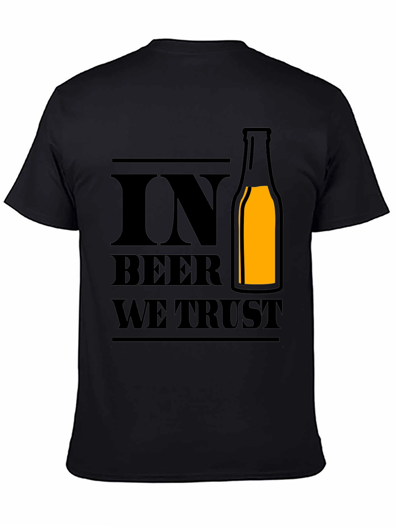 In Beer We Trust - Novelty Graphic T-Shirt