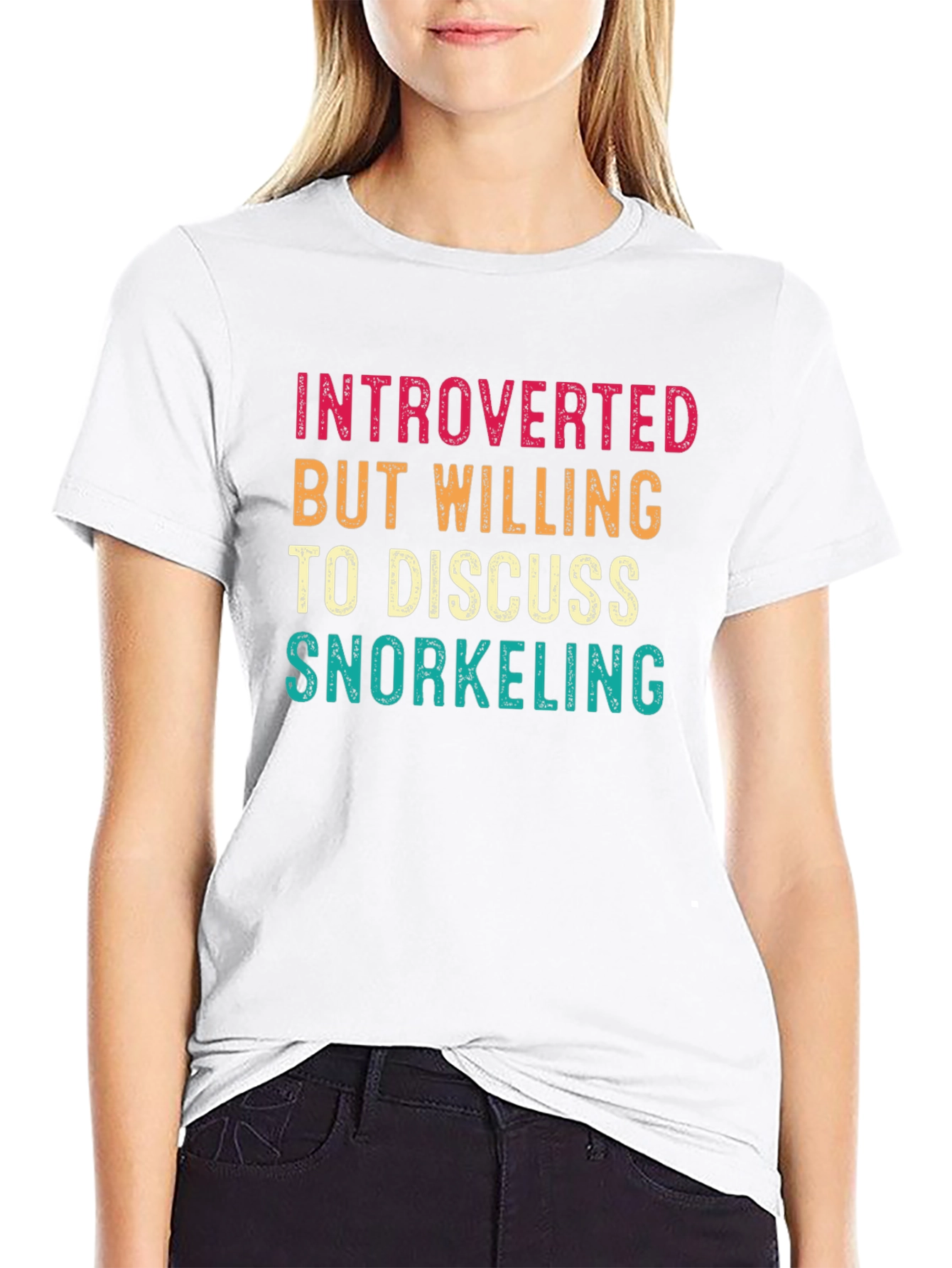 Introverted Snorkeling Graphic Tee