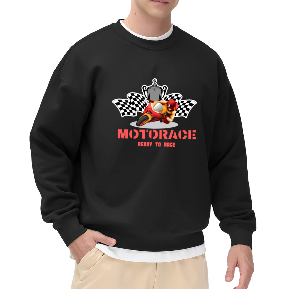 MOTORACE - Motorcycle Racing Graphic ԲÁìÎÀÒÂ | Unisex Pullover Sweatshirt