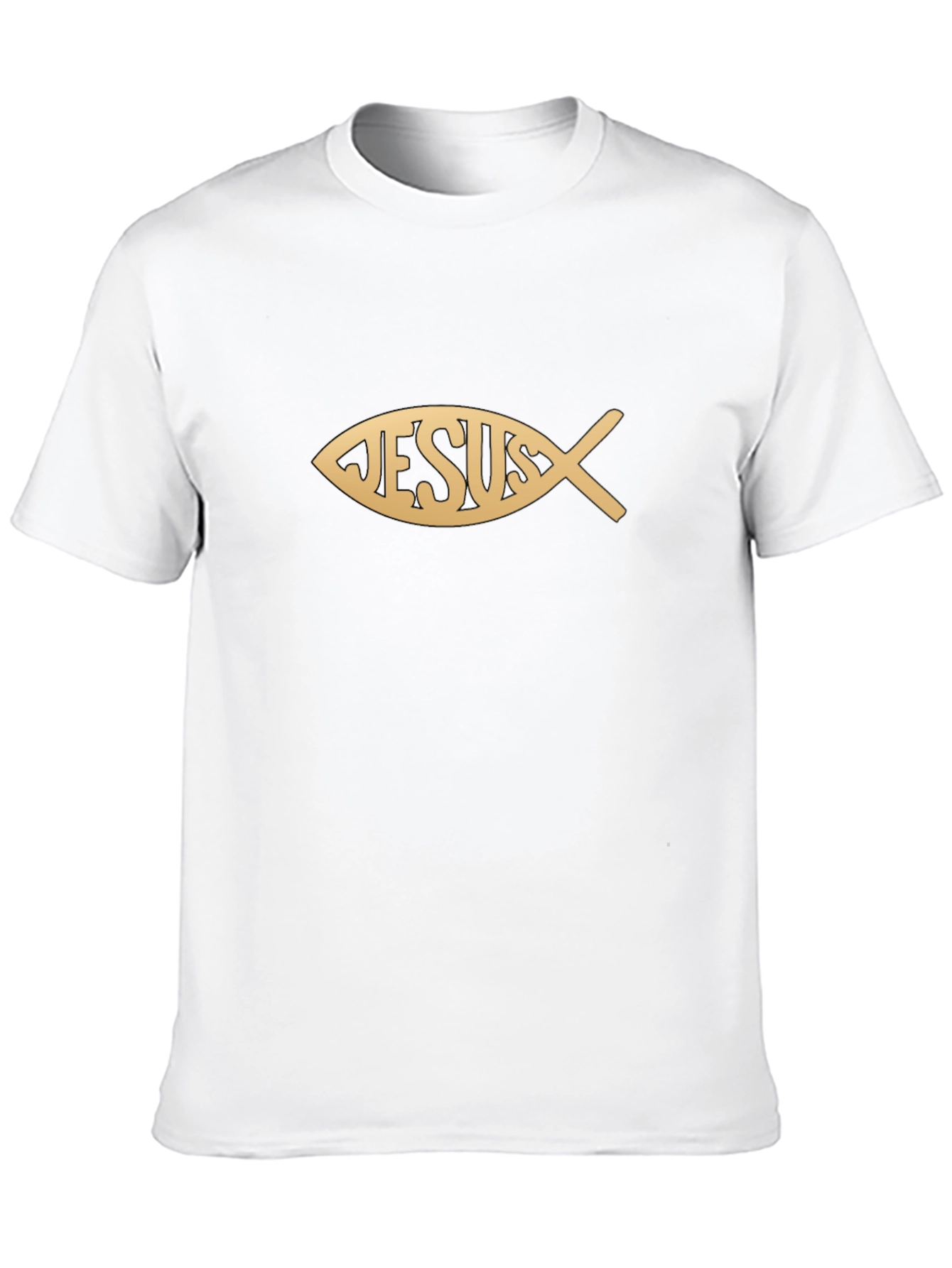 Jesus Fish Graphic T-Shirt - Christian Tee