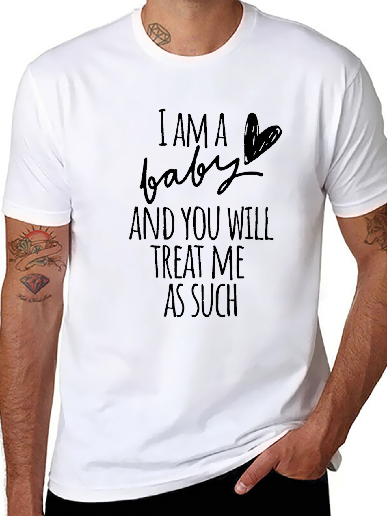 I Am A Baby T-Shirt - Soft Cotton Tee