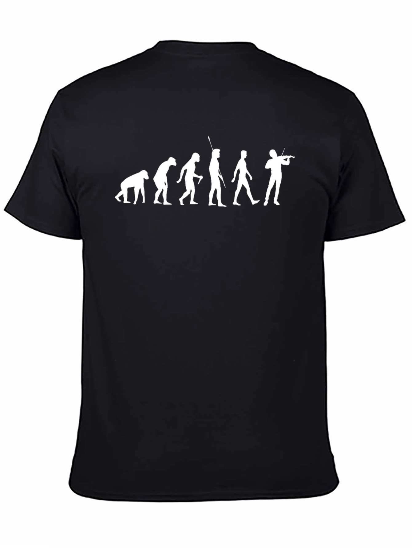 Evolution of Musician T-Shirt - Black