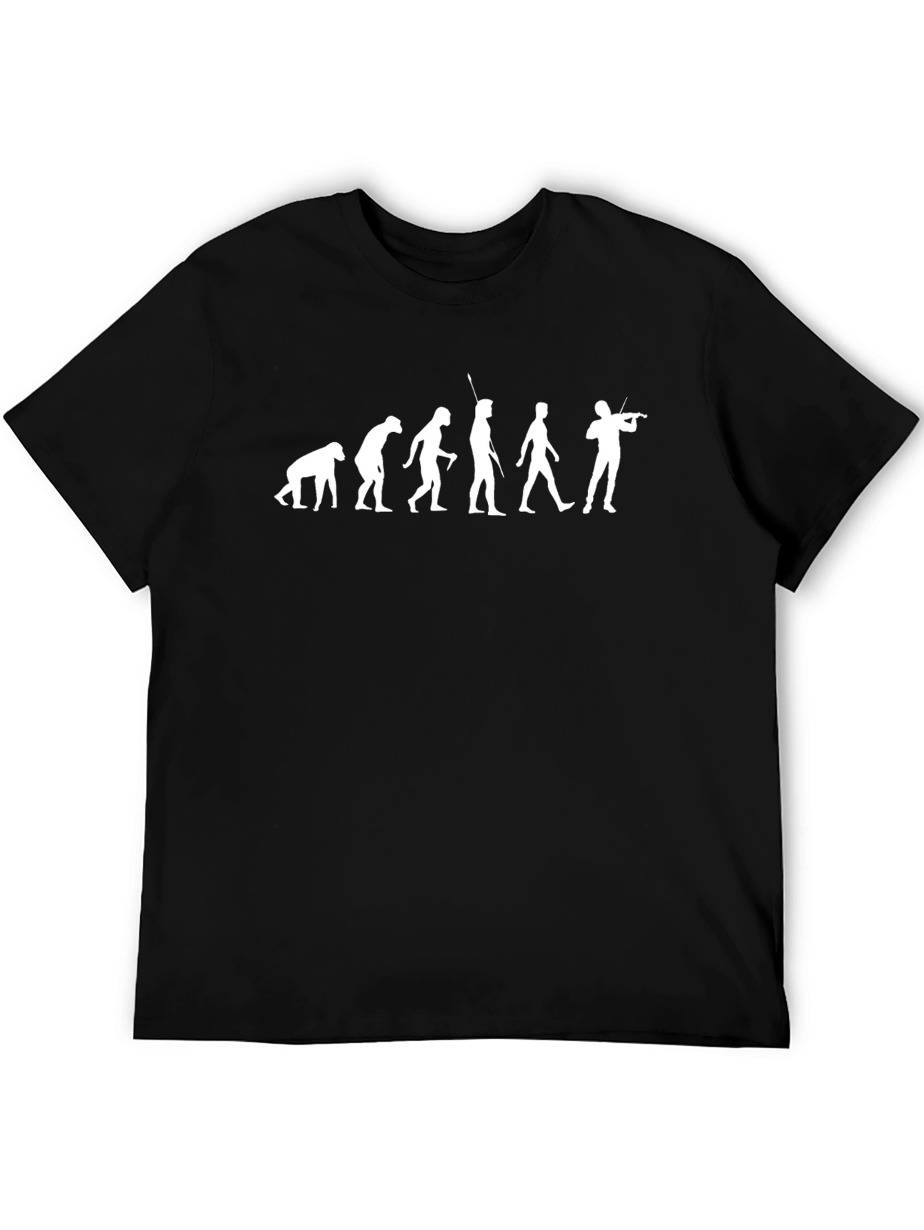 Evolution of Musician T-Shirt - Black