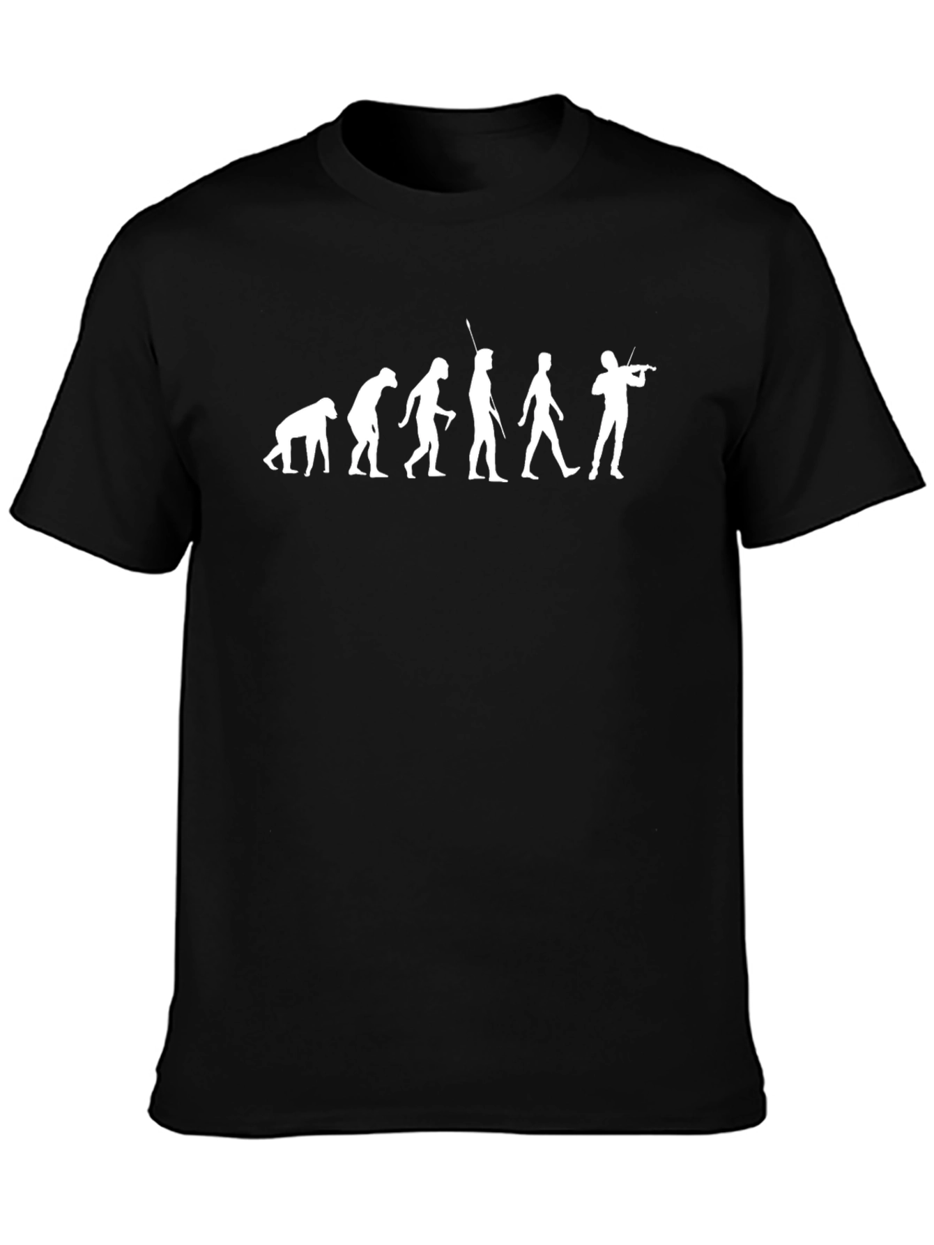 Evolution of Musician T-Shirt - Black