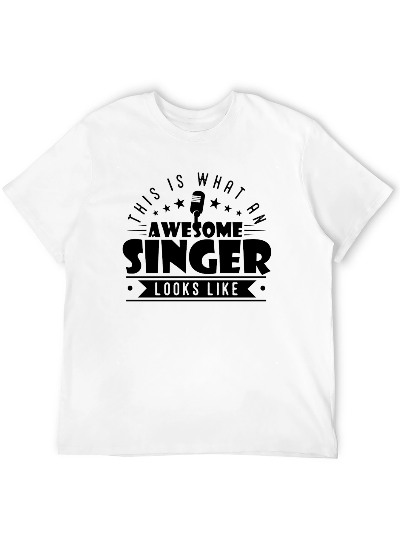 Awesome Singer Graphic T-Shirt - Music Lover Tee