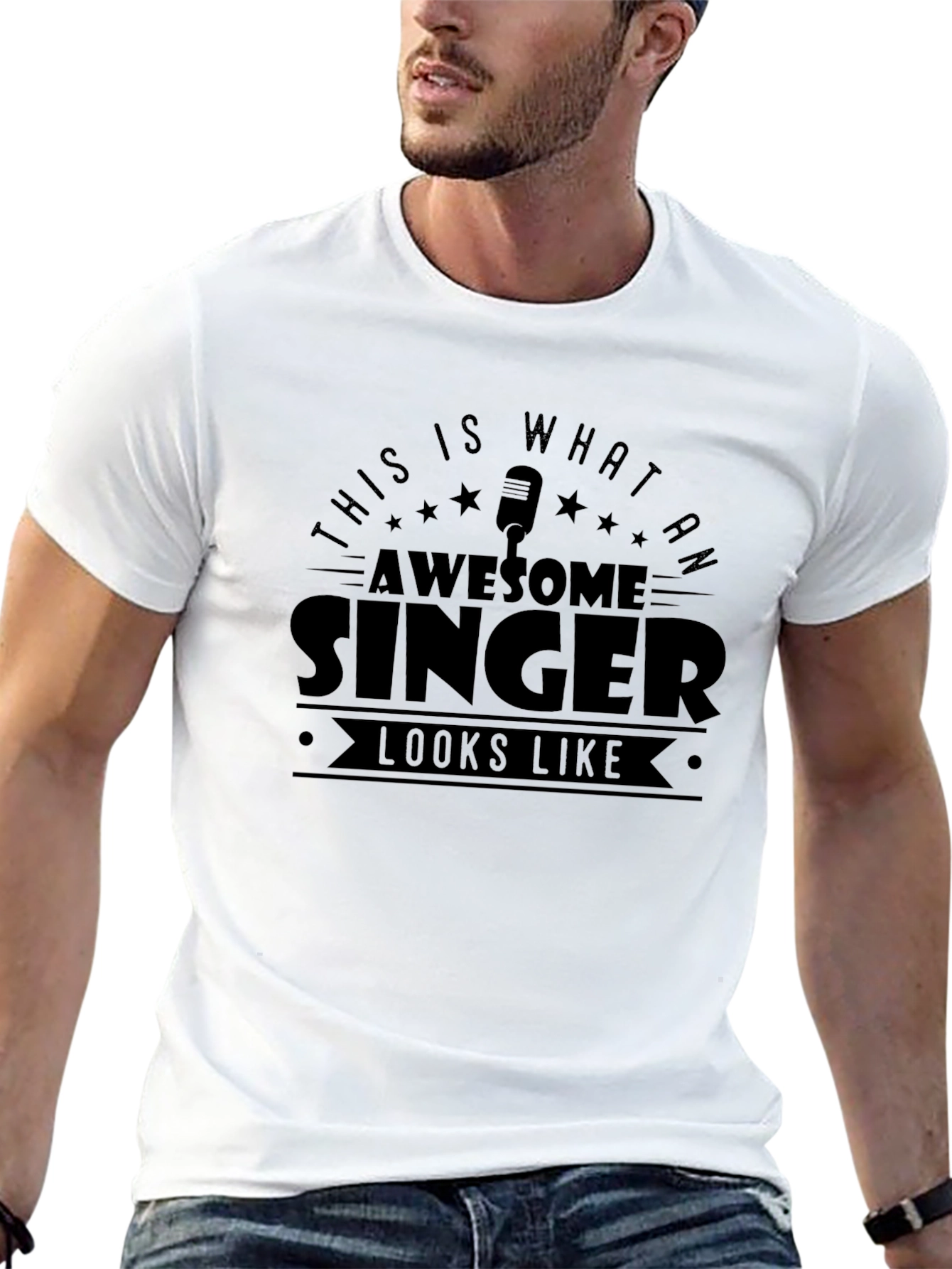Awesome Singer Graphic T-Shirt - Music Lover Tee