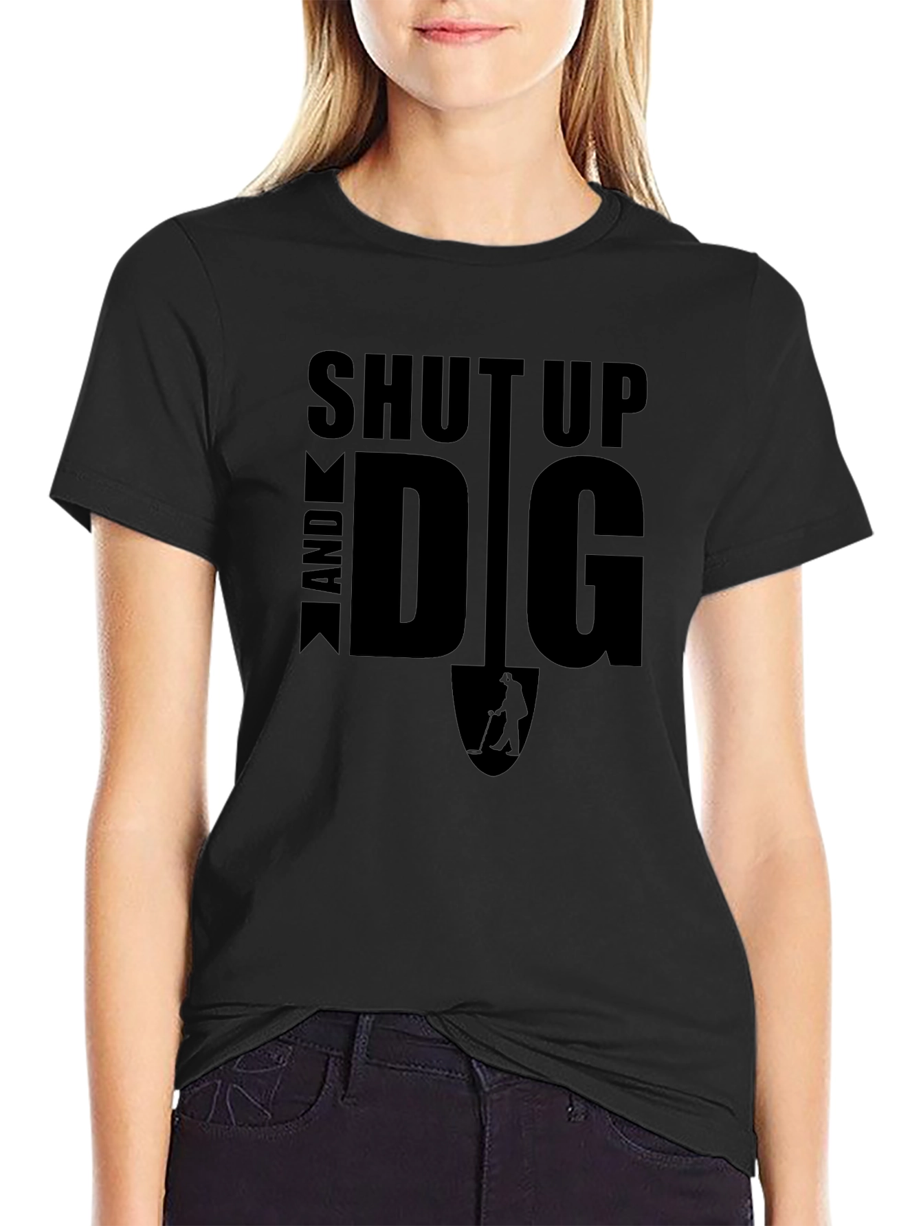 Shut Up and Dig T-Shirt - Metal Detecting Tee