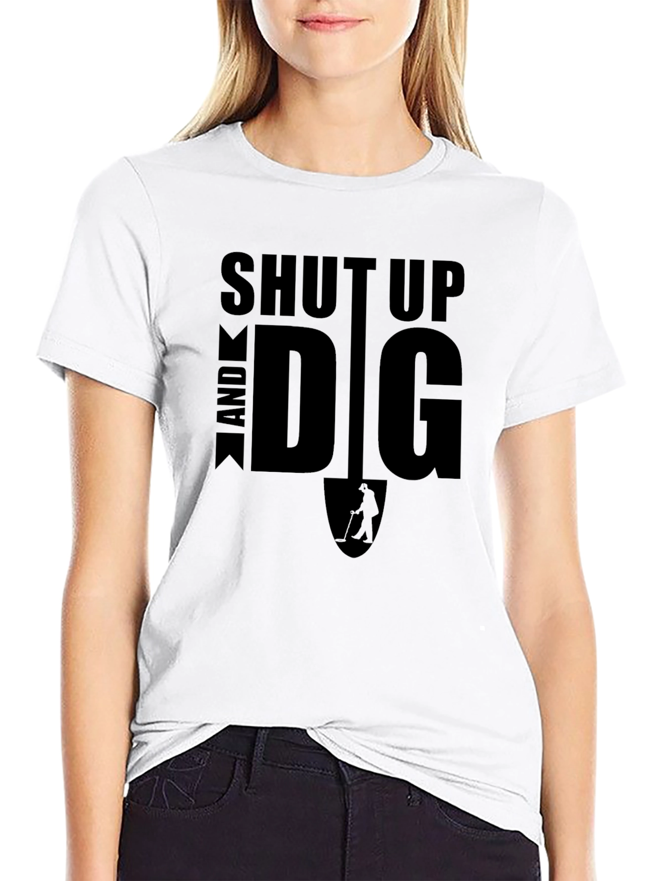 Shut Up and Dig T-Shirt - Metal Detecting Tee