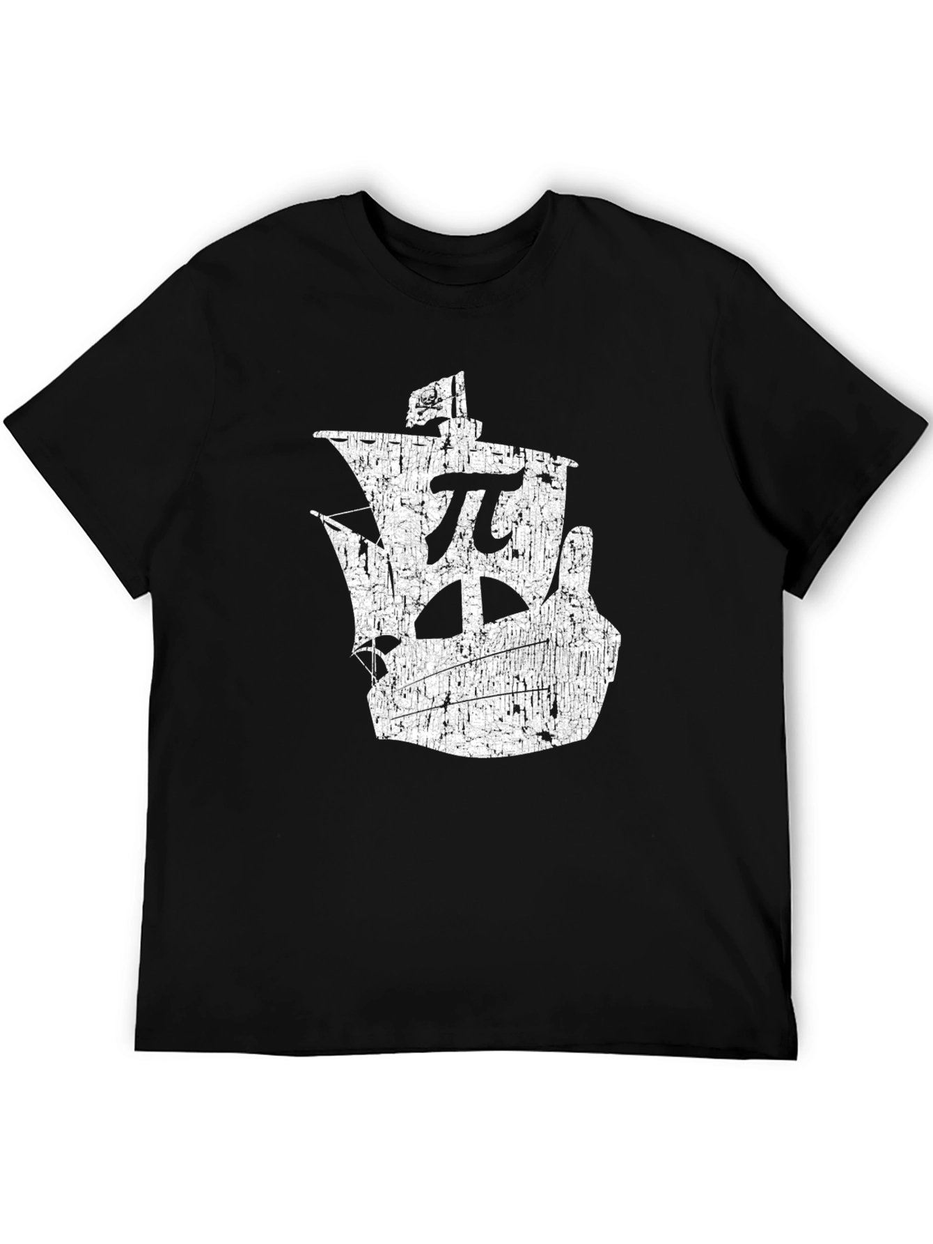 Pi Rate Math Pirate Ship Tee