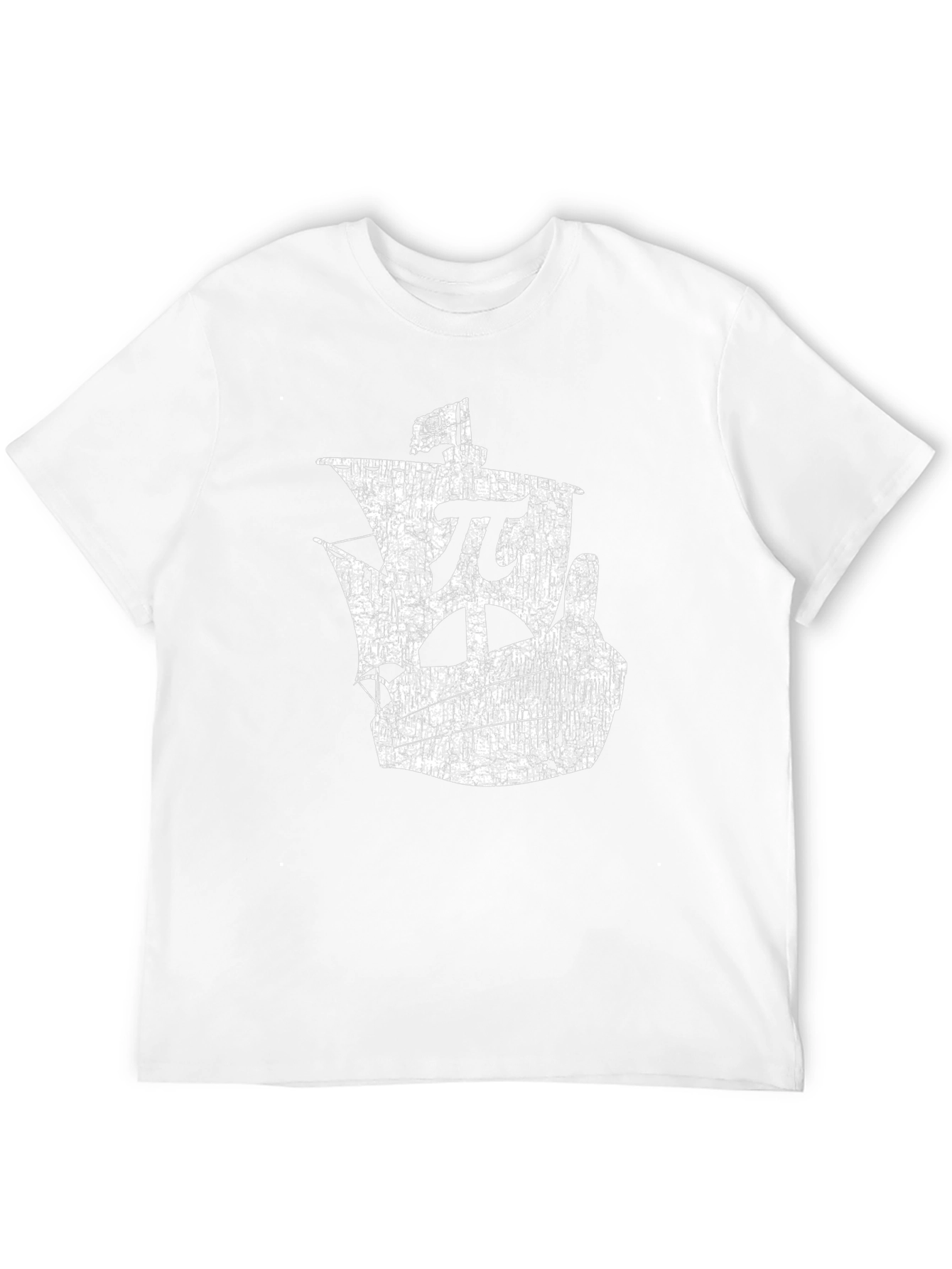 Pi Rate Math Pirate Ship Tee