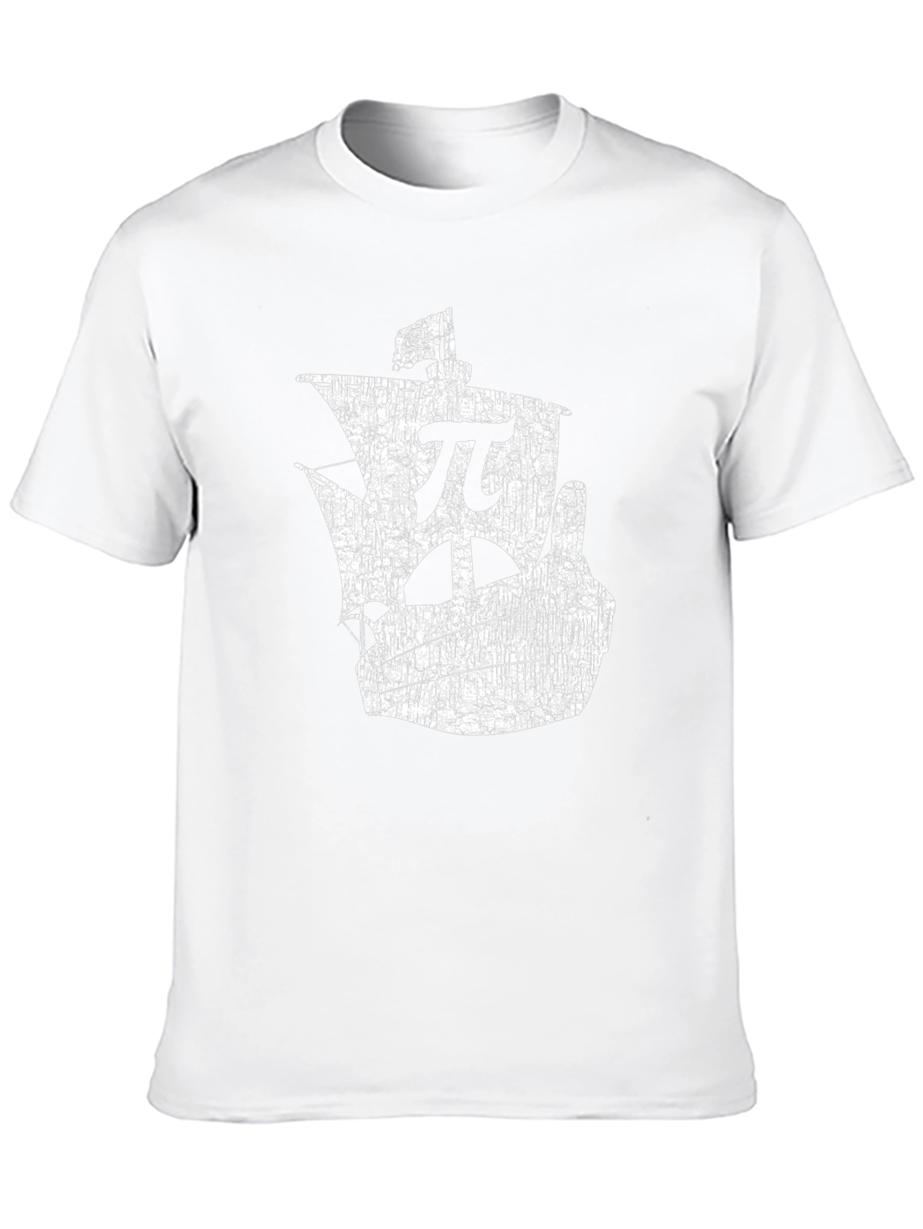 Pi Rate Math Pirate Ship Tee