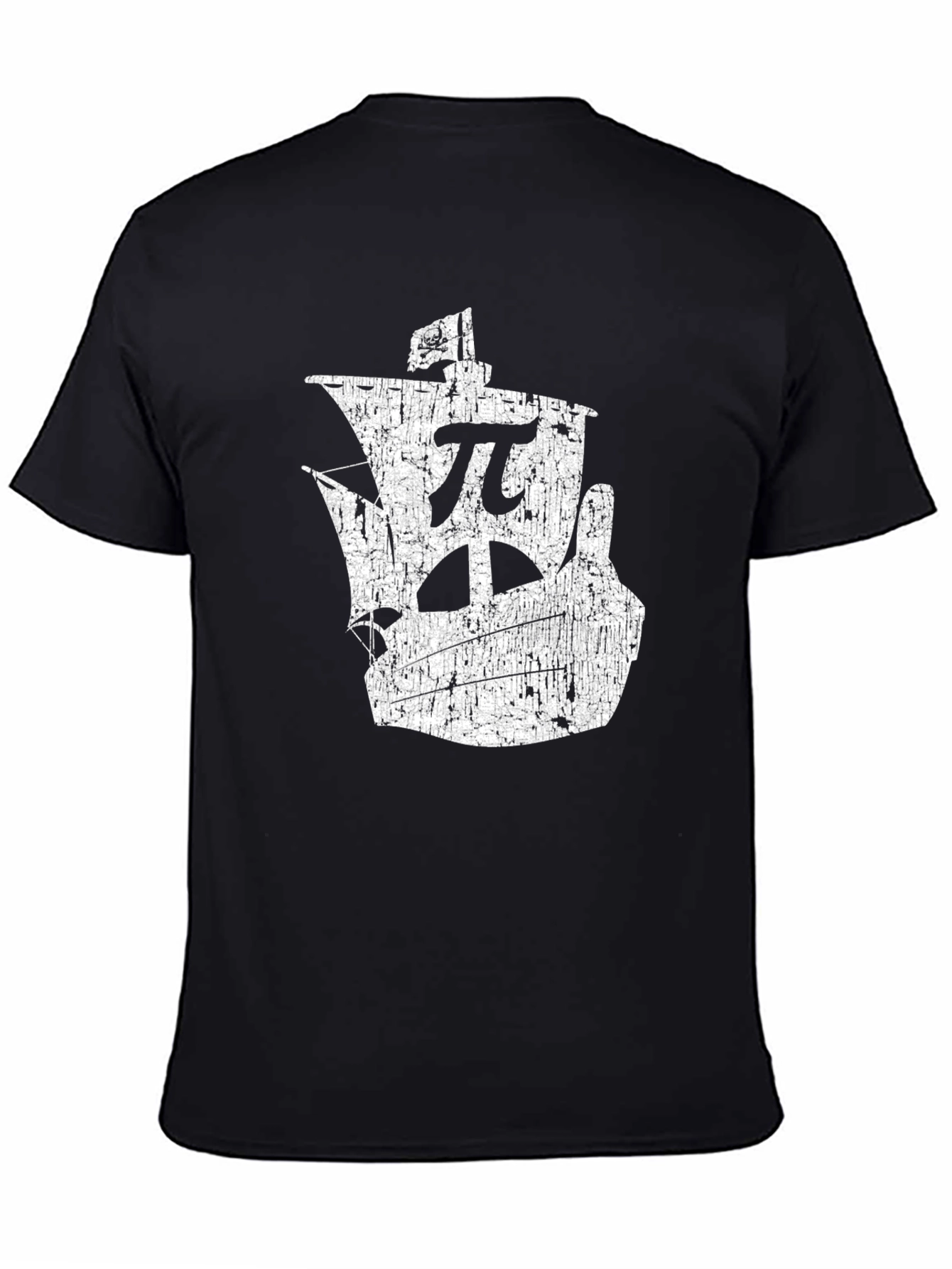Pi Rate Math Pirate Ship Tee