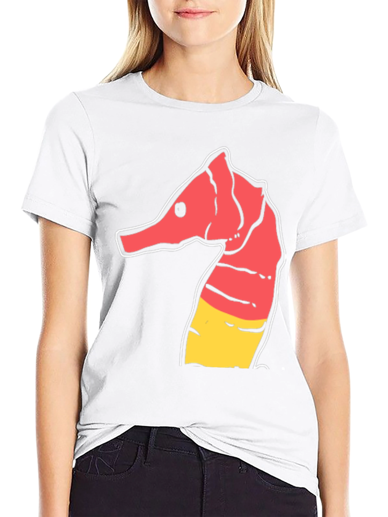 Sea Horse Graphic Tee - Cool Animal T-Shirt