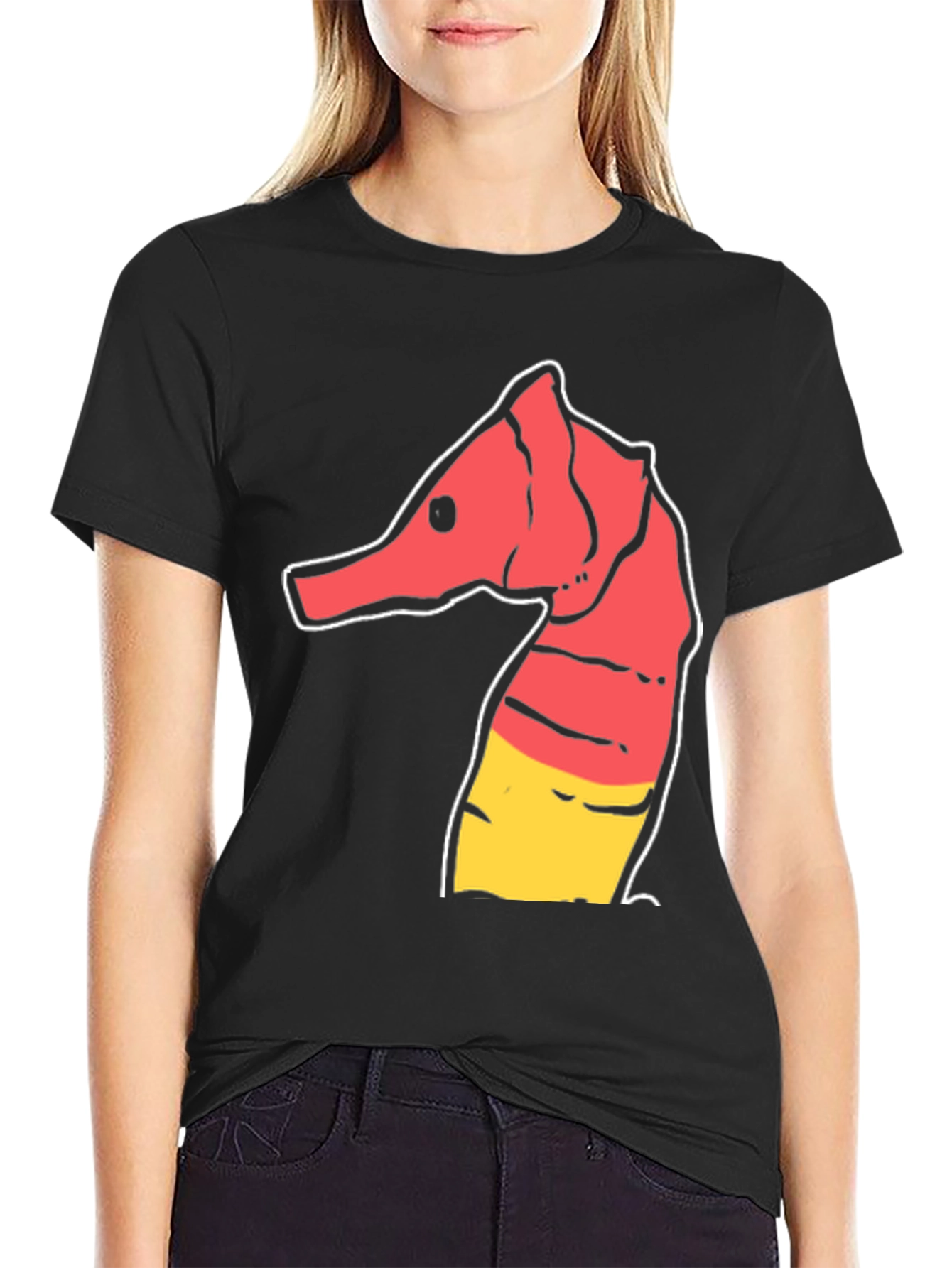 Sea Horse Graphic Tee - Cool Animal T-Shirt