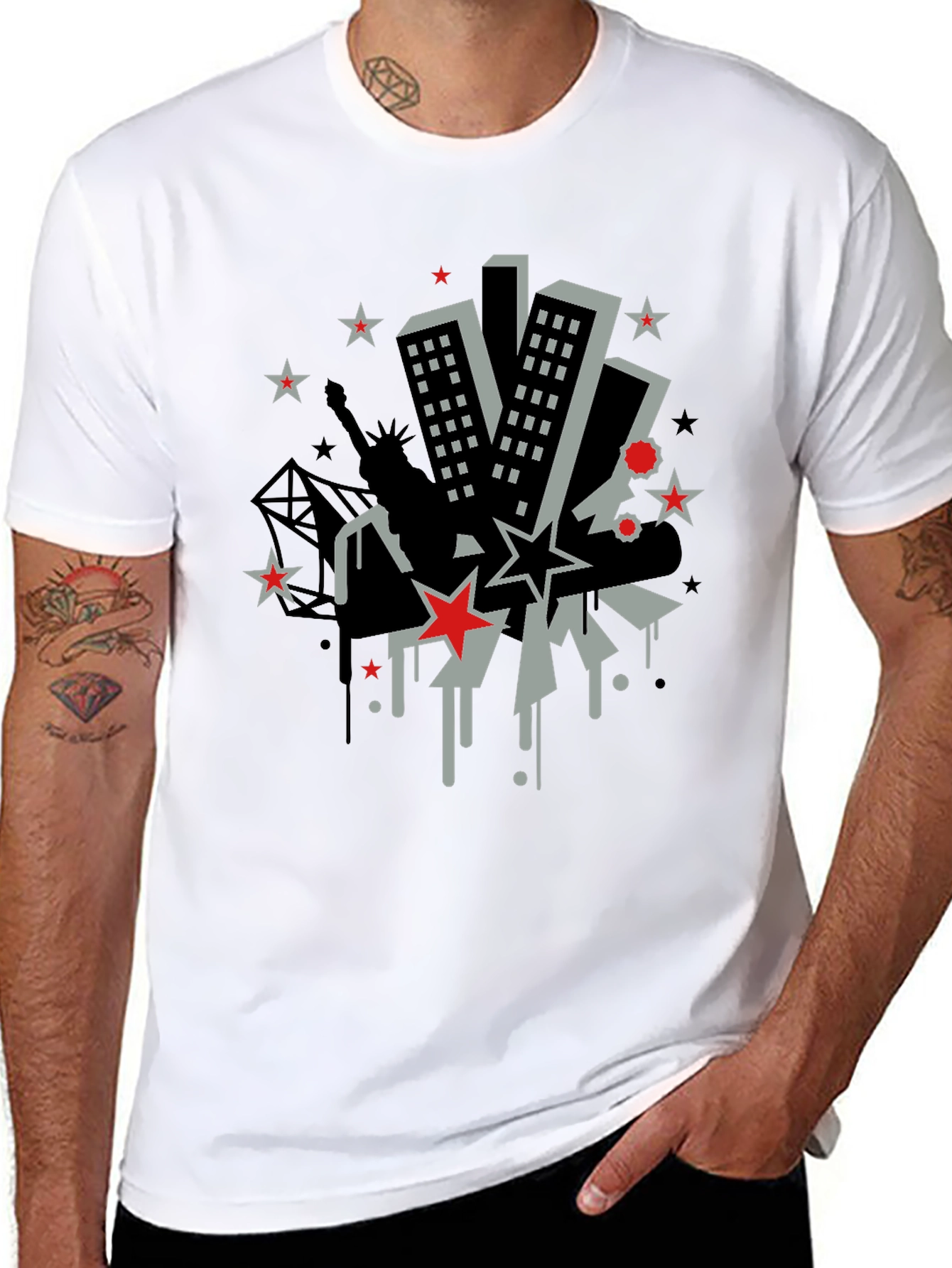 Urban Graffiti Style T-Shirt