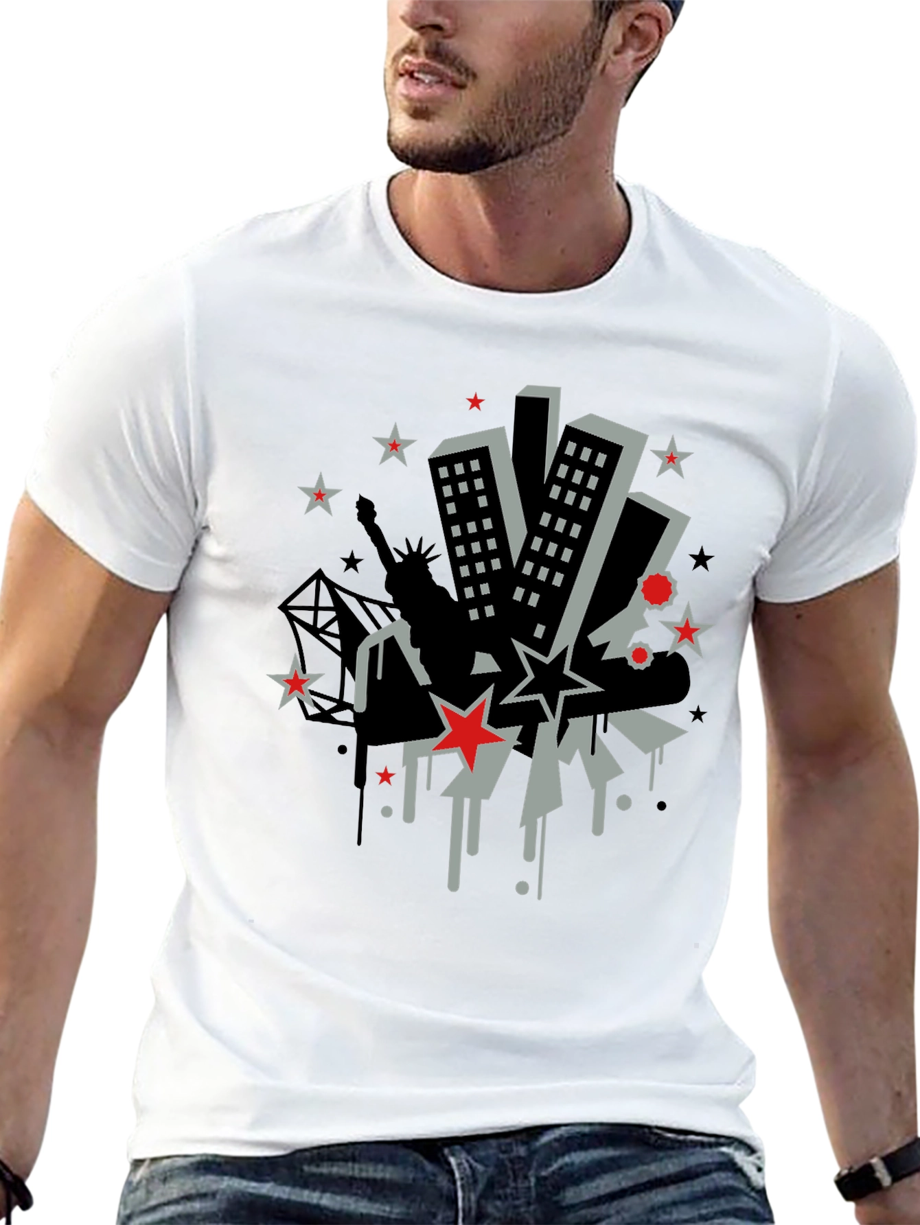 Urban Graffiti Style T-Shirt