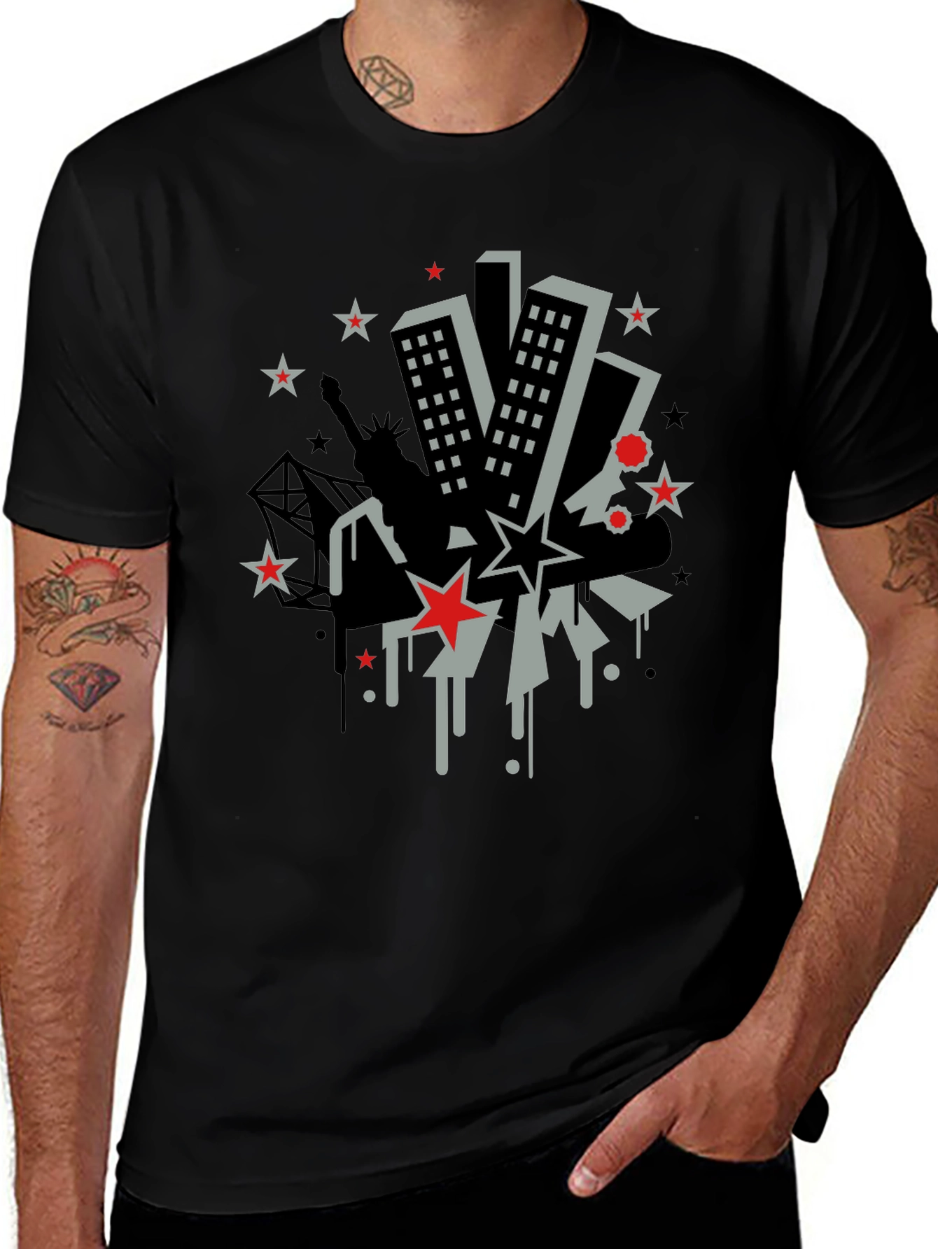 Urban Graffiti Style T-Shirt