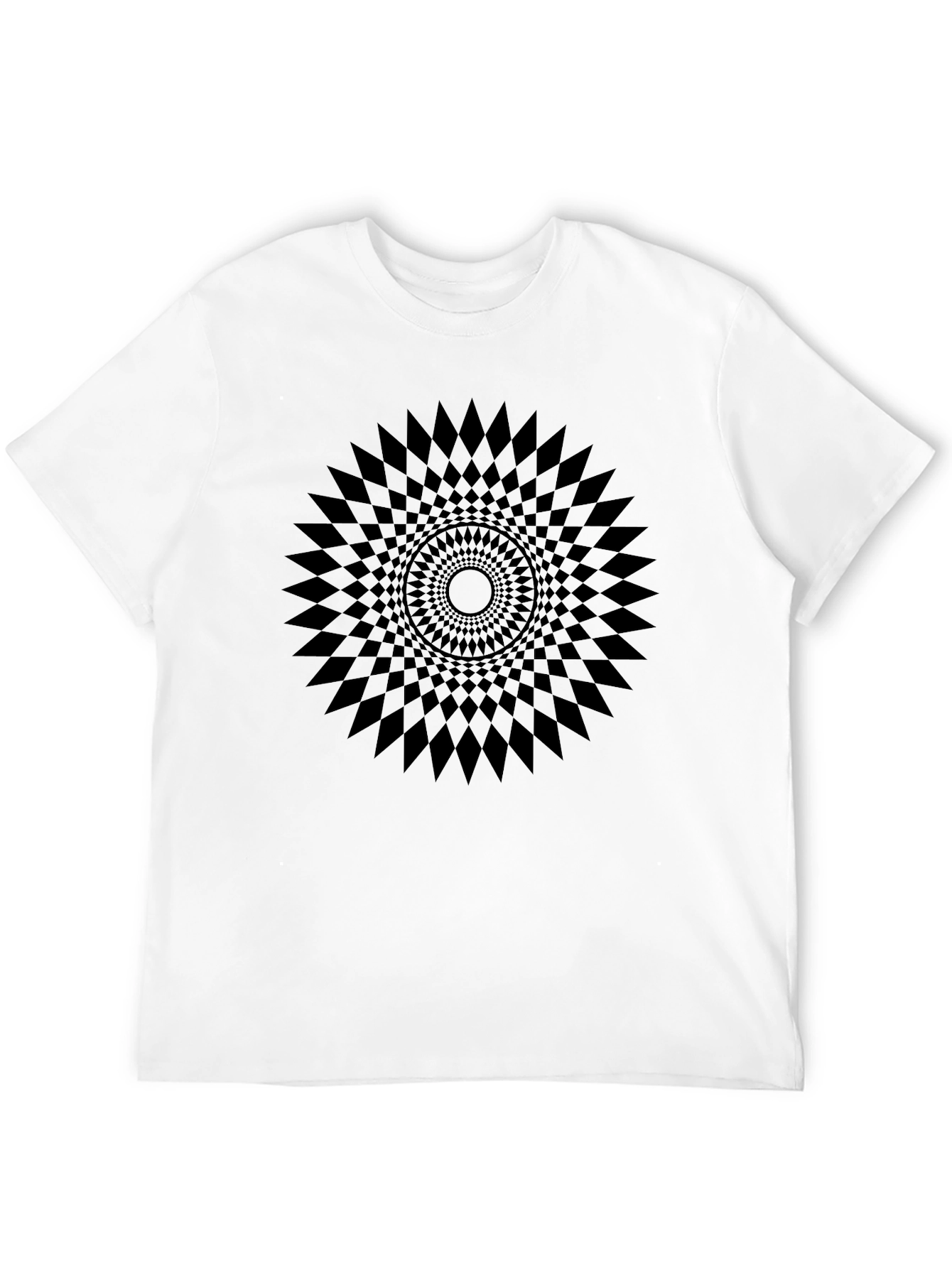 Geometric Mandala Graphic Print T-Shirt