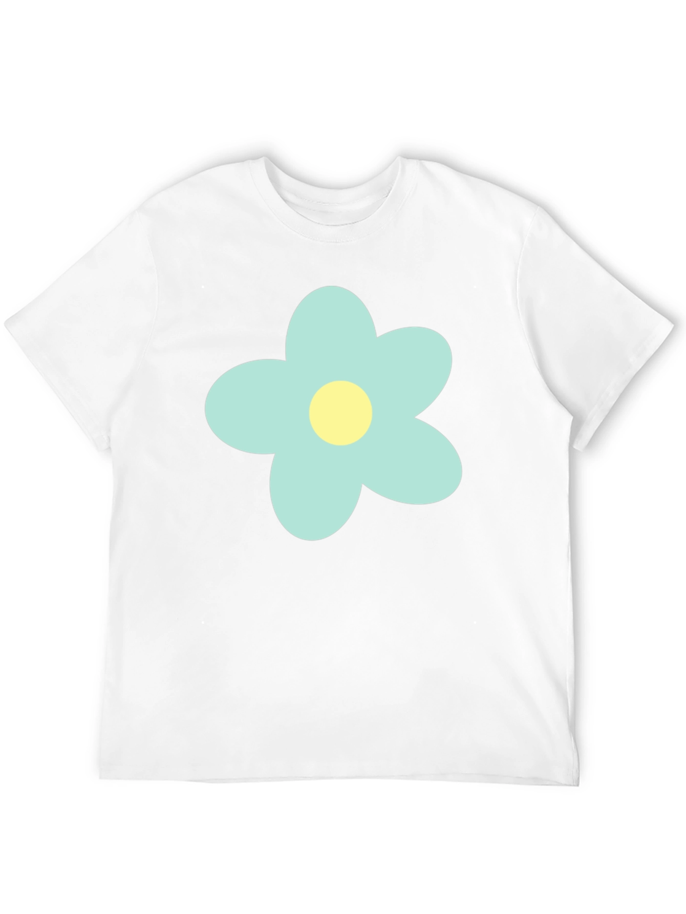 Flower Graphic T-Shirt - Mens Black Tee