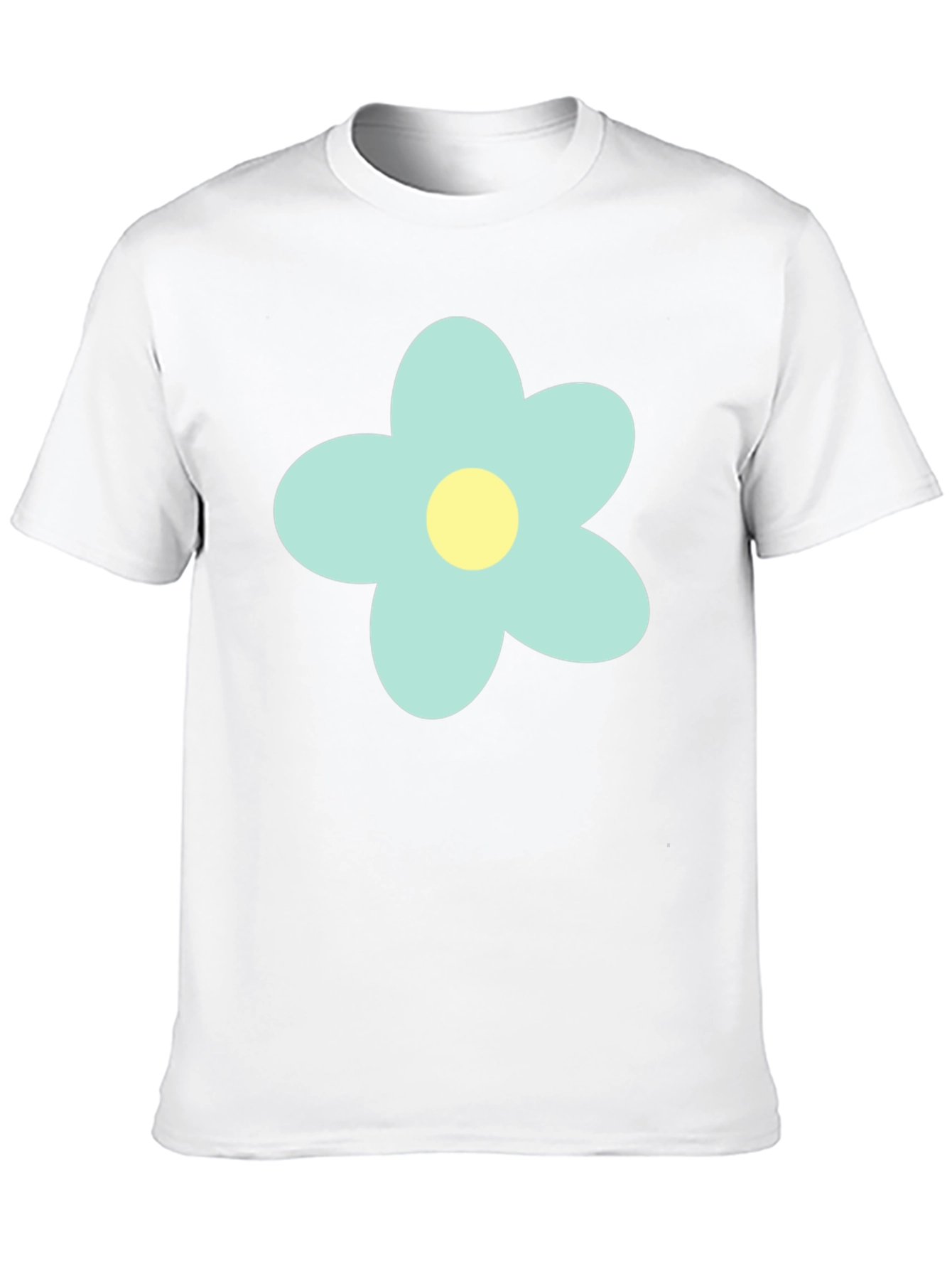 Flower Graphic T-Shirt - Mens Black Tee