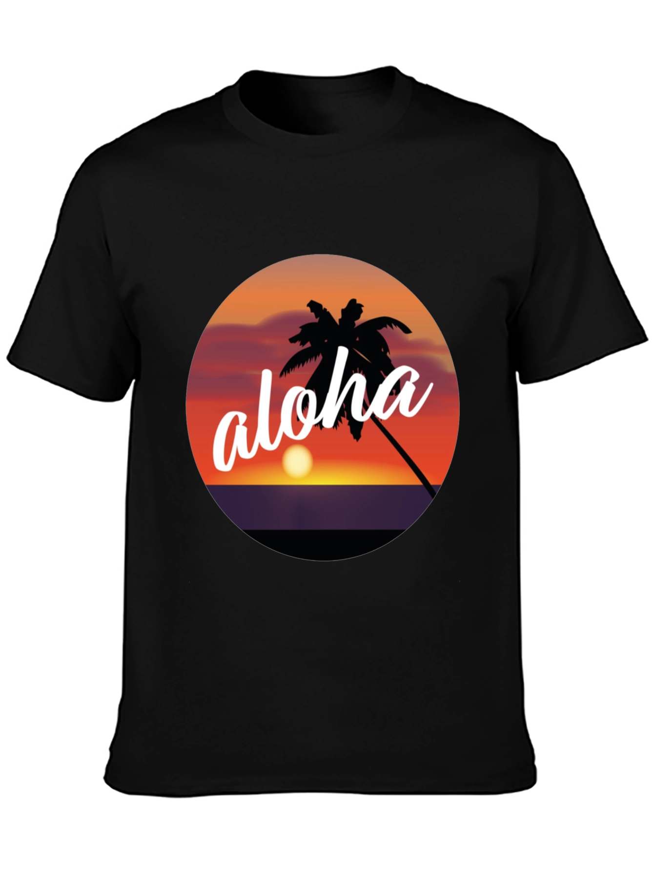 Aloha Sunset Graphic Tee - Tropical Vibes