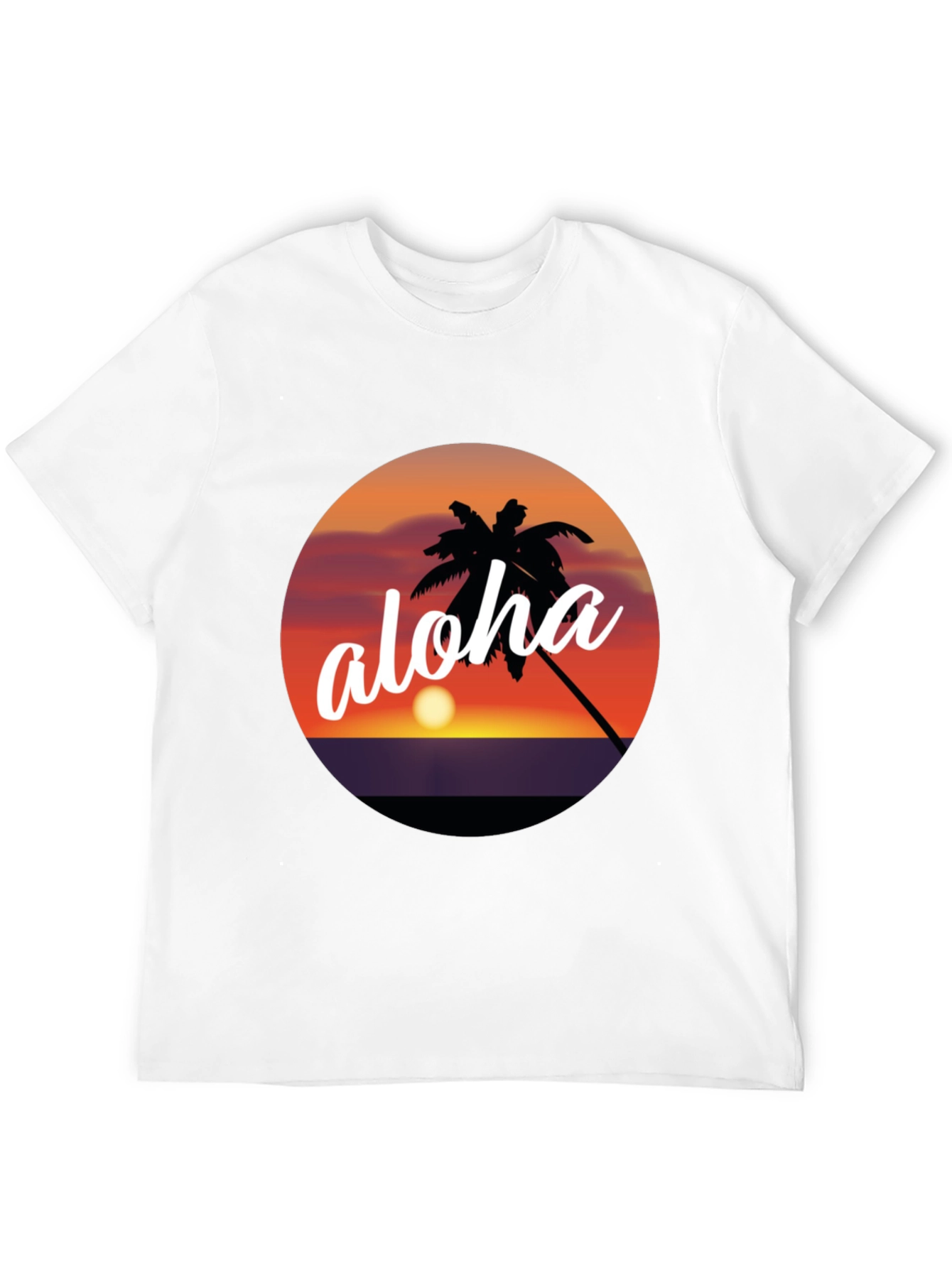 Aloha Sunset Graphic Tee - Tropical Vibes
