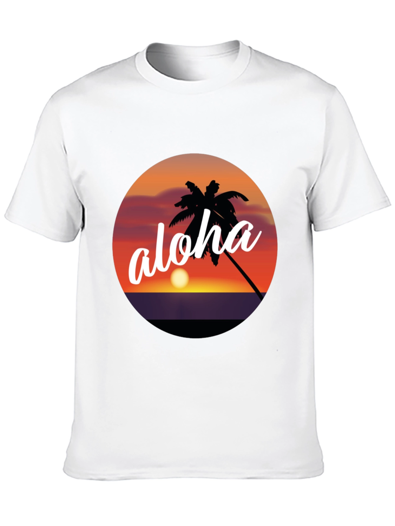 Aloha Sunset Graphic Tee - Tropical Vibes