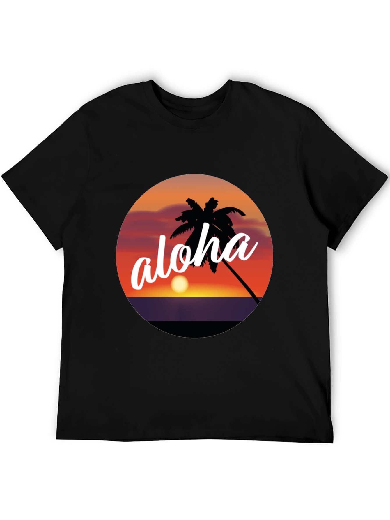 Aloha Sunset Graphic Tee - Tropical Vibes