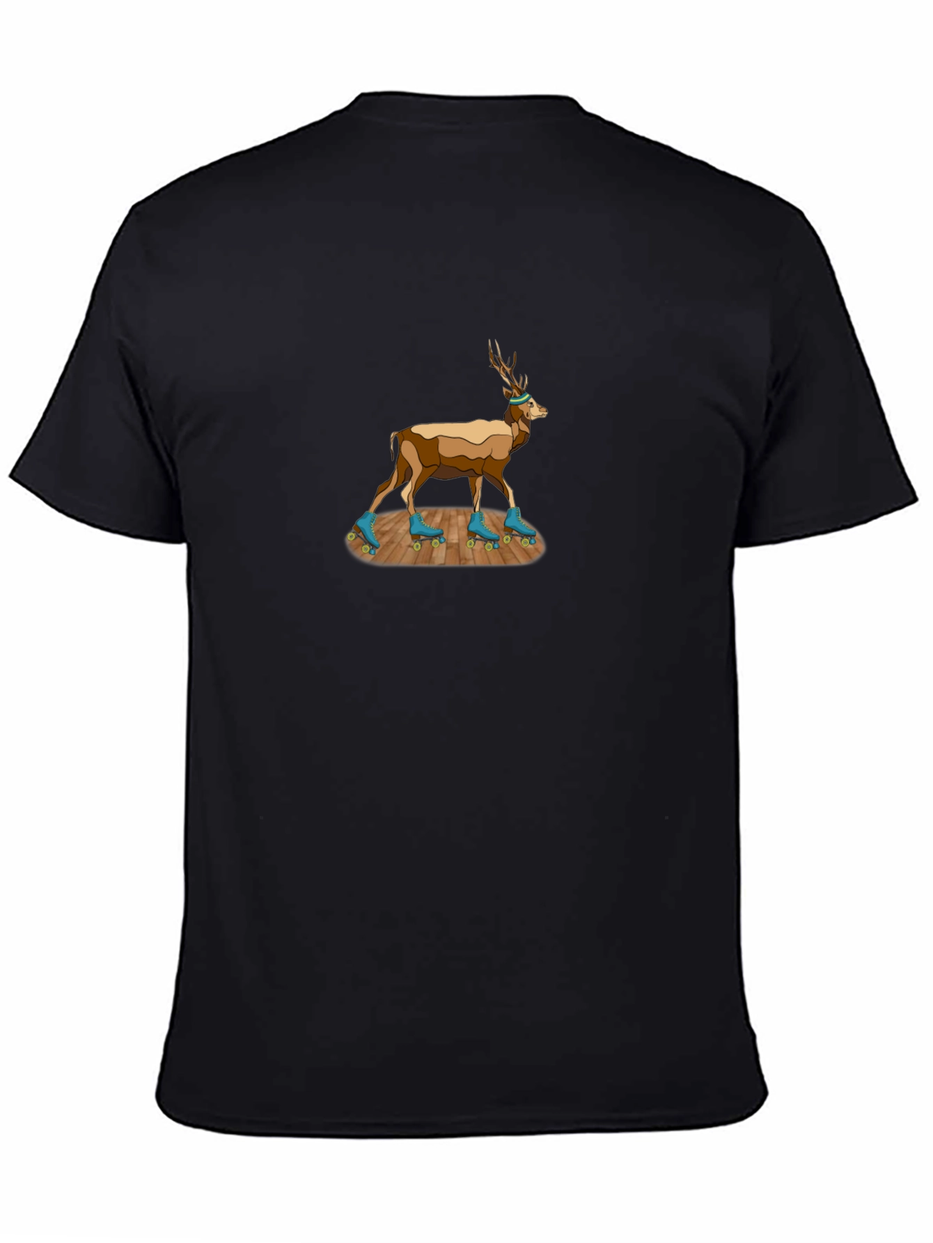 Deer on Roller Skates T-Shirt - Unique Design!