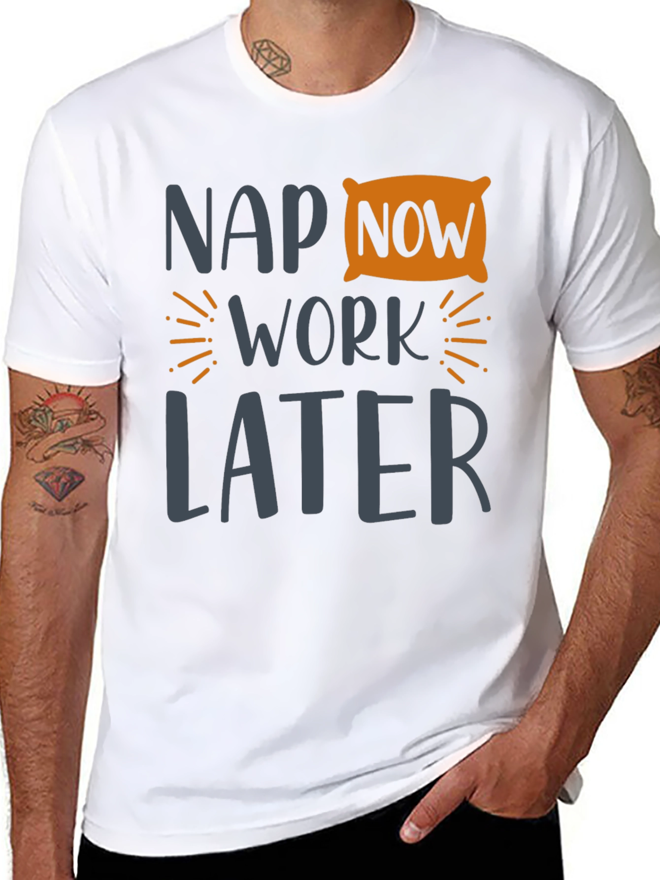 Nap Now Work Later Graphic Tee