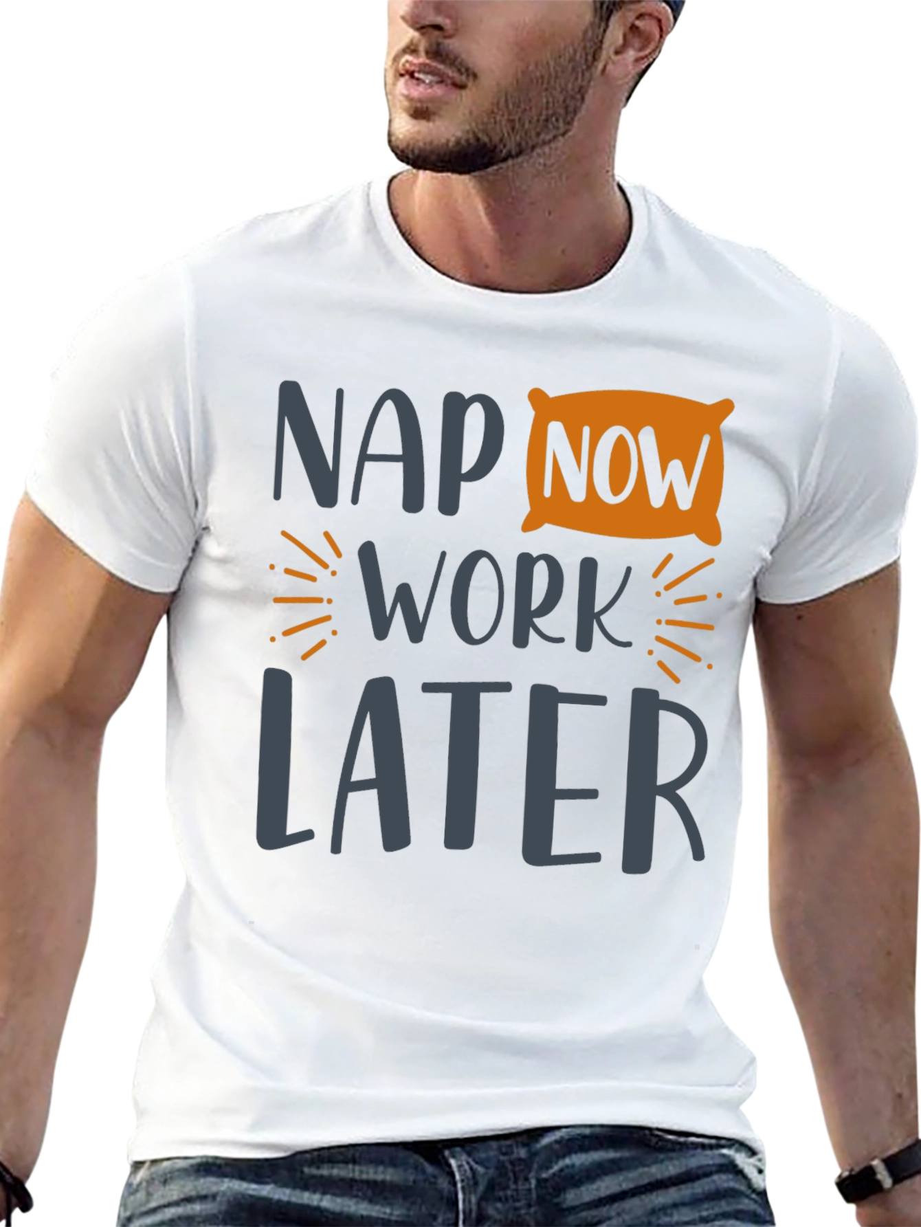 Nap Now Work Later Graphic Tee