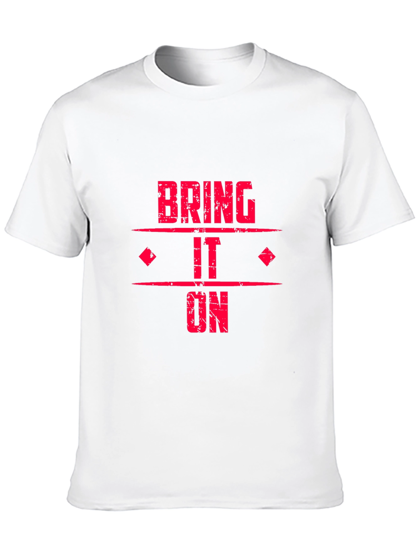Bring It On Graphic Tee - Black Cotton T-Shirt