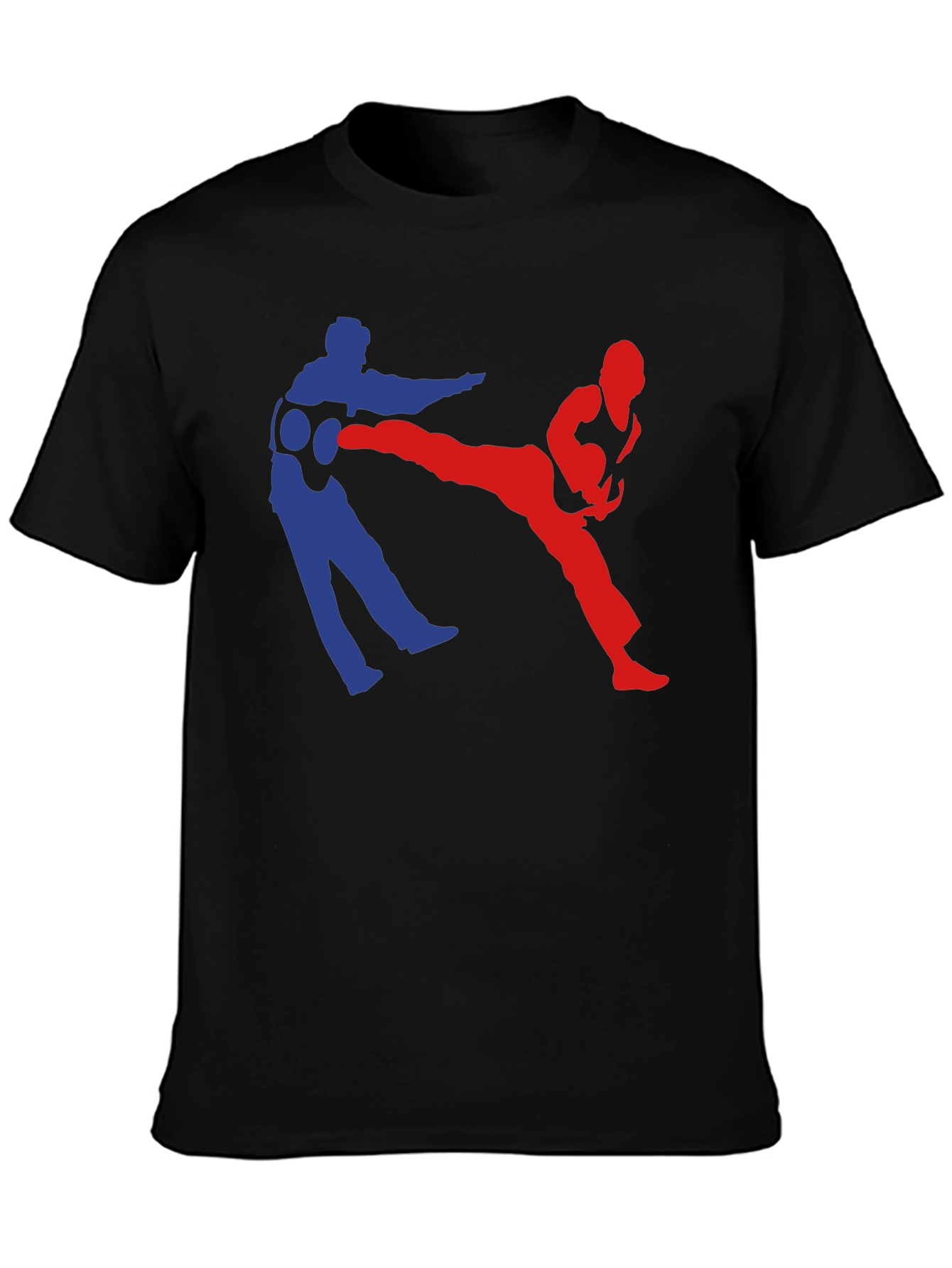 Karate Kick T-Shirt - Black Martial Arts Tee
