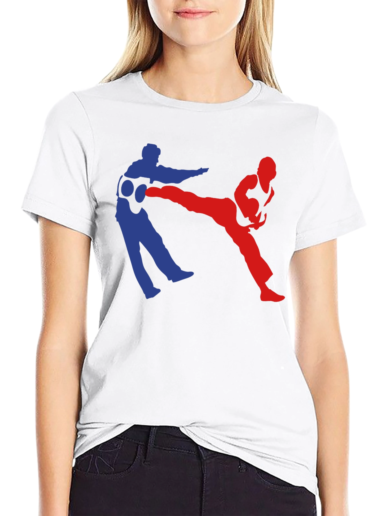 Karate Kick T-Shirt - Black Martial Arts Tee