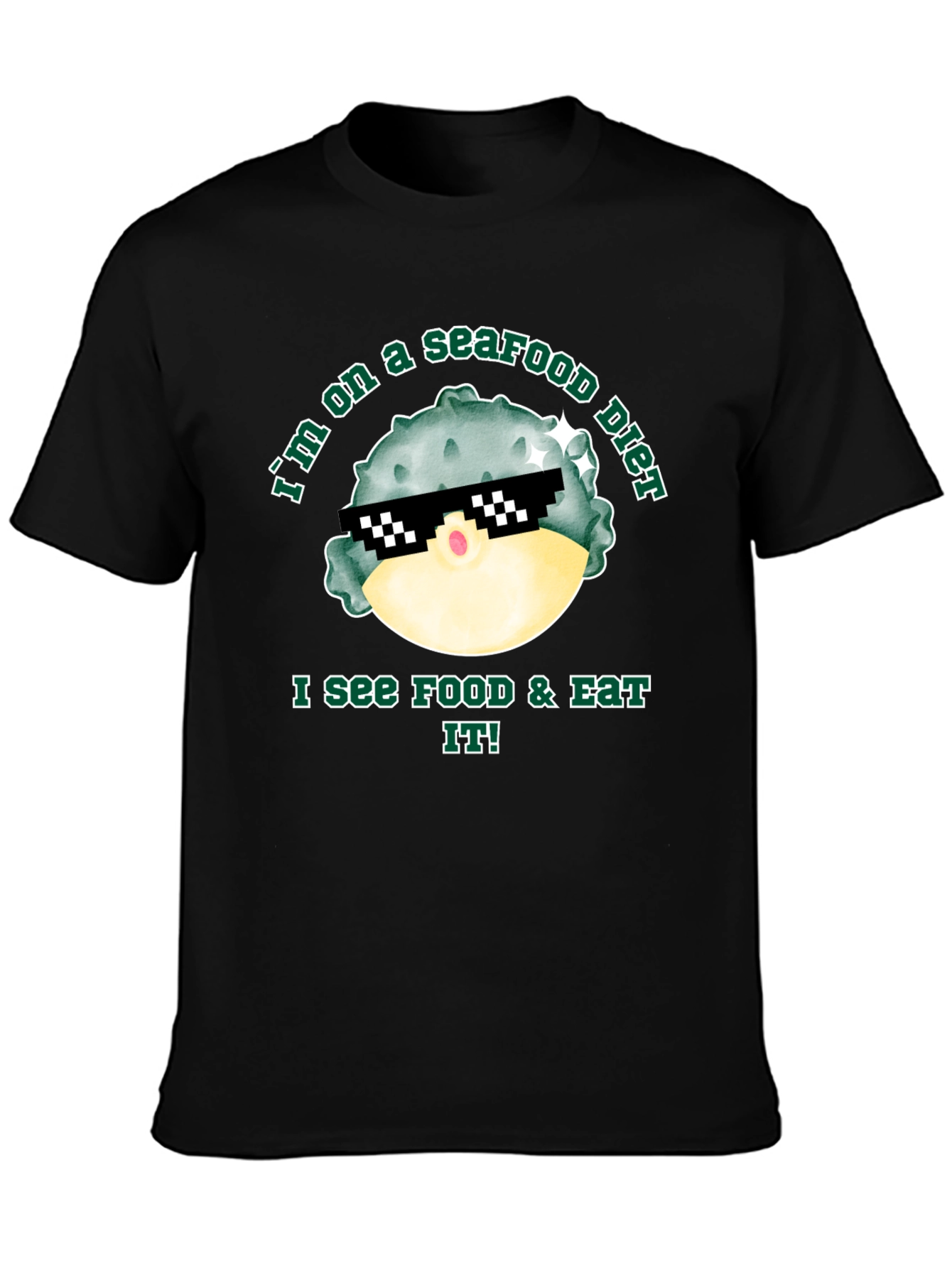 Seafood Diet Funny T-Shirt