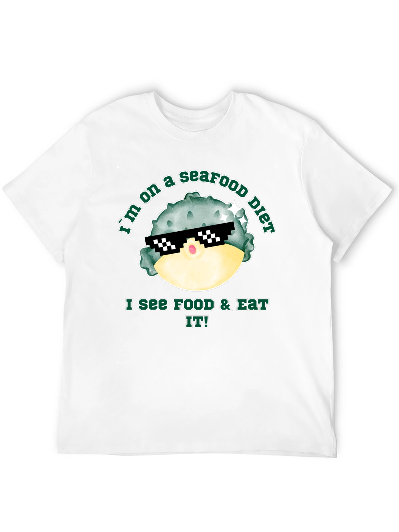Seafood Diet Funny T-Shirt
