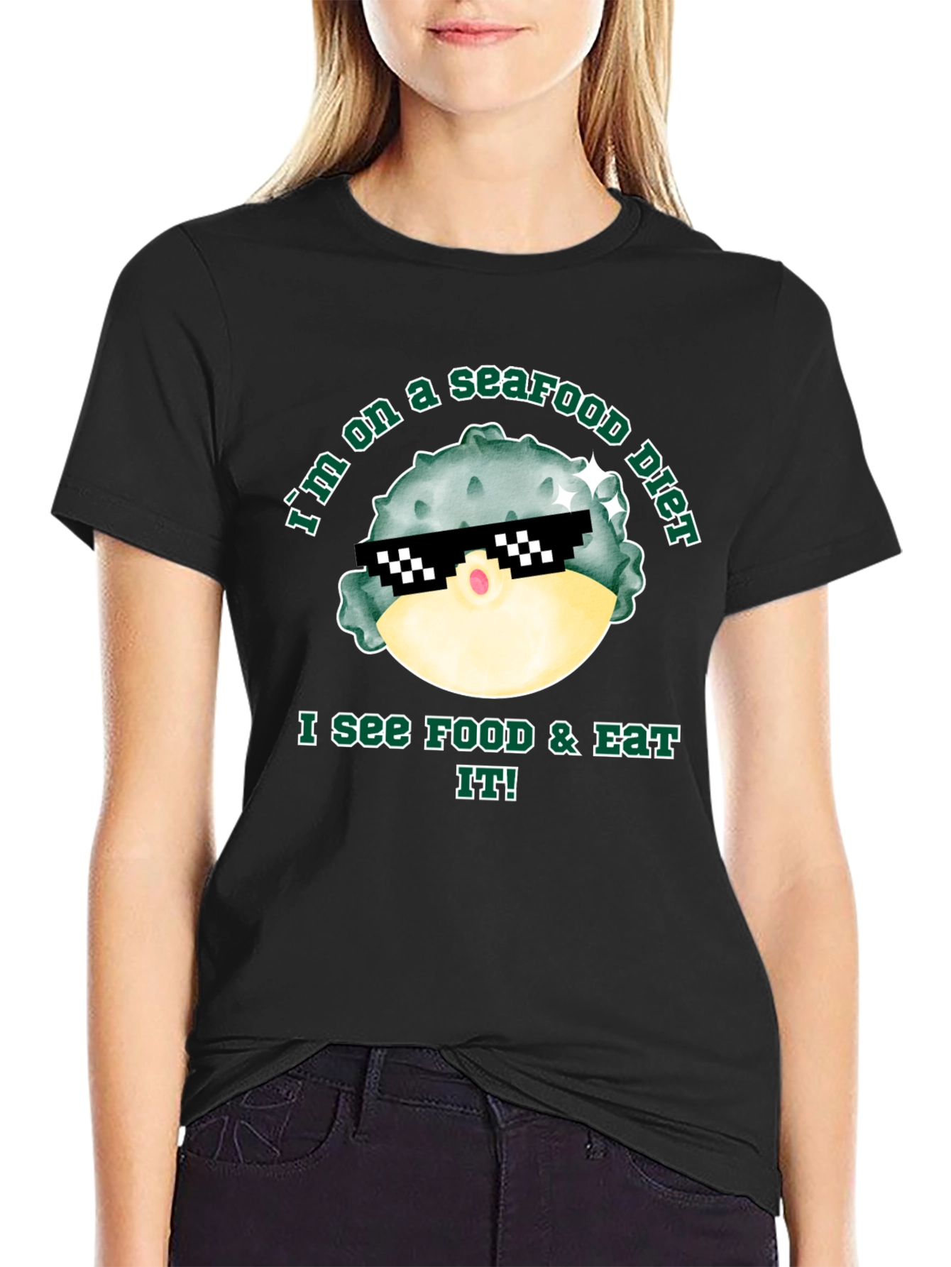 Seafood Diet Funny T-Shirt