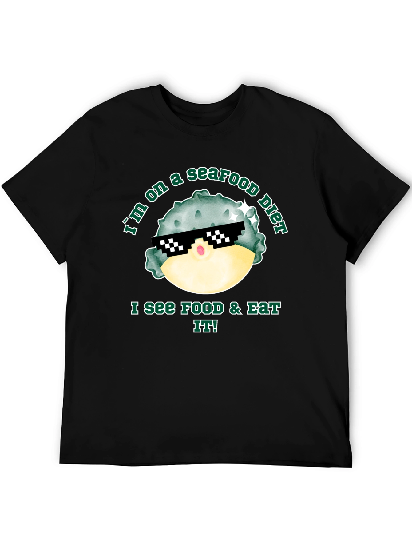 Seafood Diet Funny T-Shirt