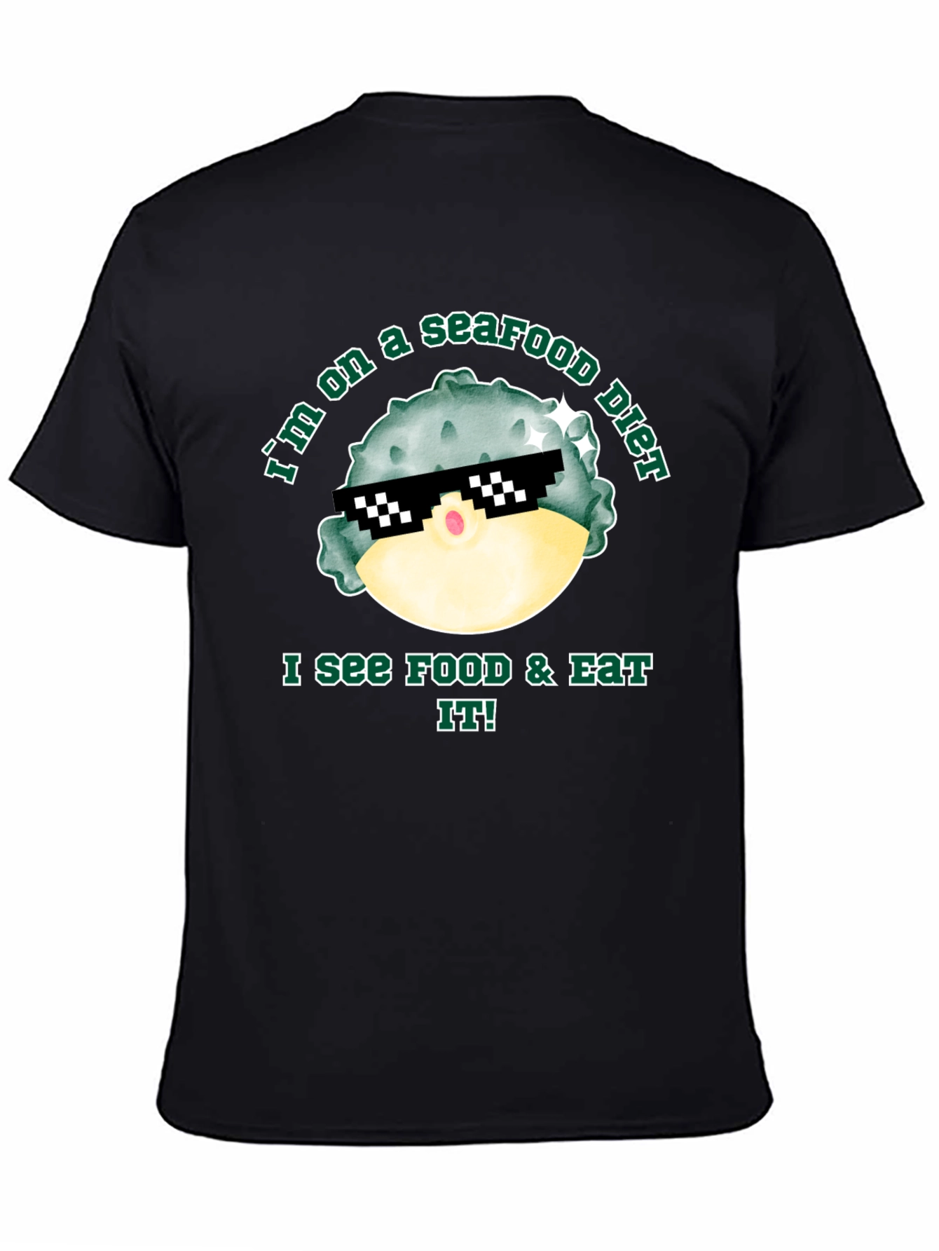 Seafood Diet Funny T-Shirt