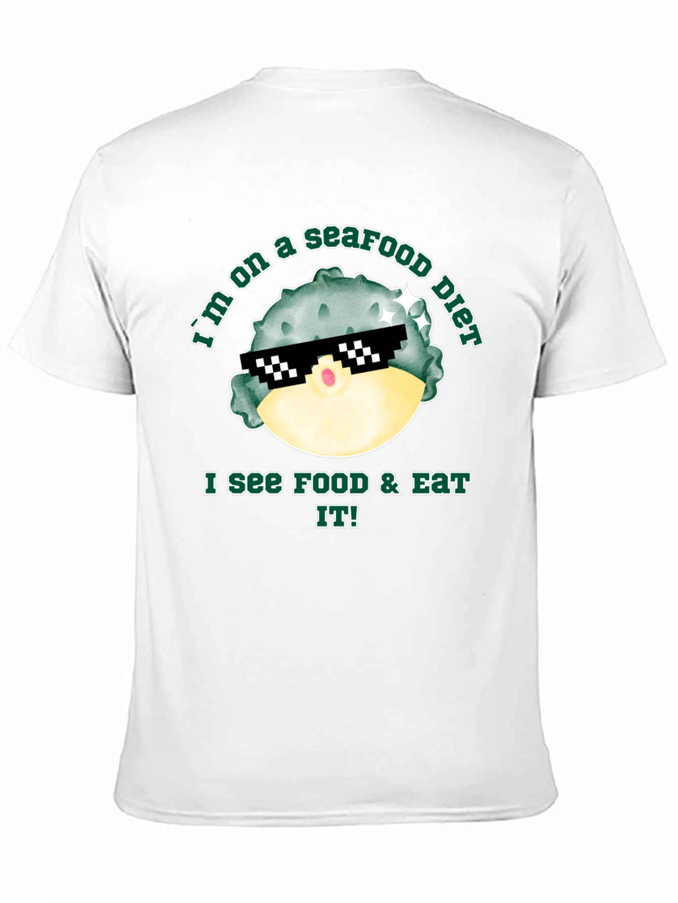 Seafood Diet Funny T-Shirt