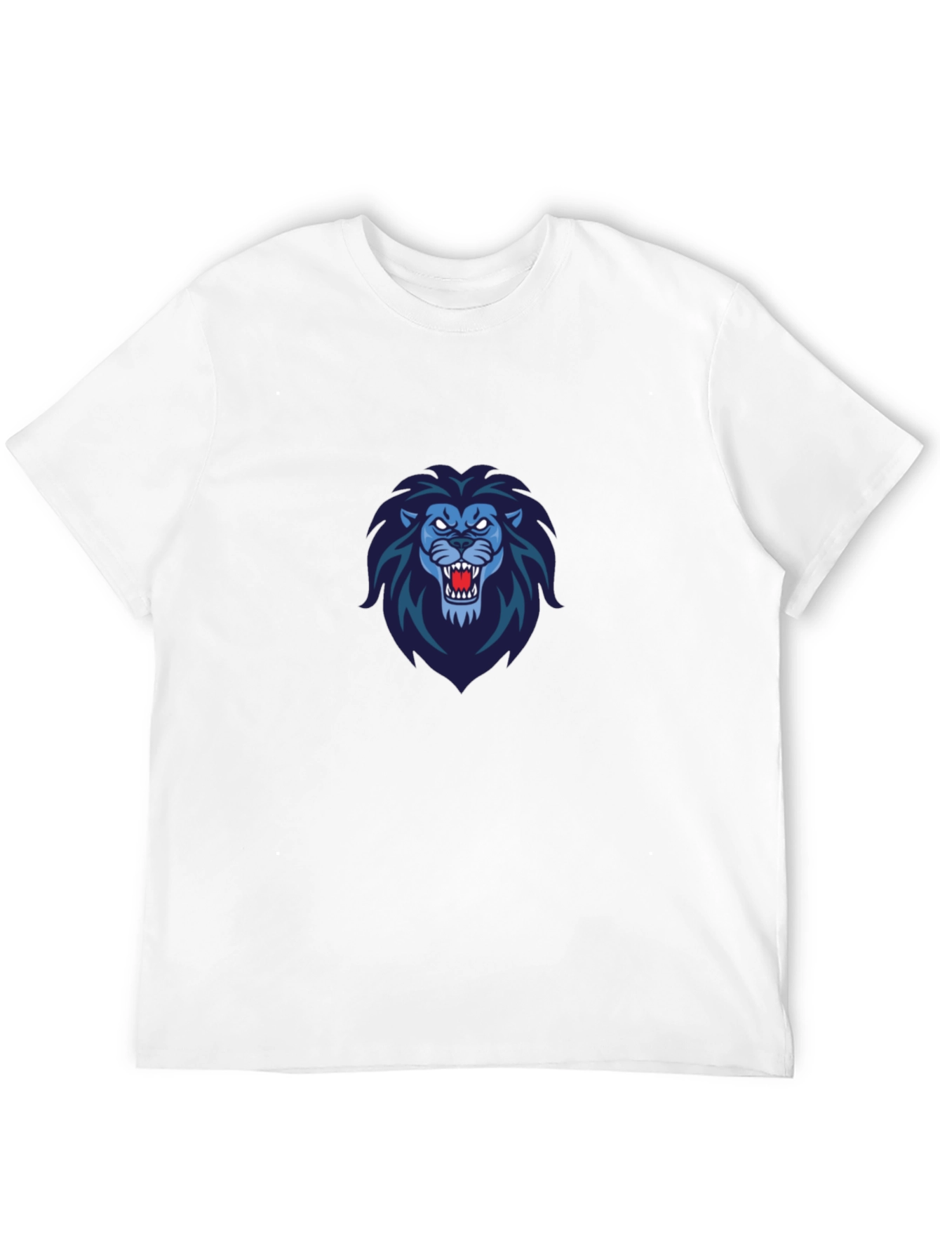 Bold Lion Graphic Tee - Mens Black T-Shirt