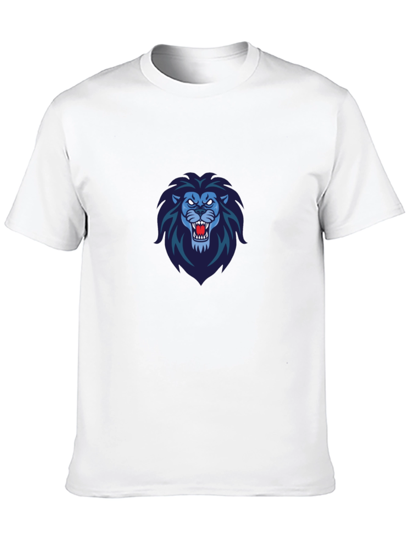 Bold Lion Graphic Tee - Mens Black T-Shirt