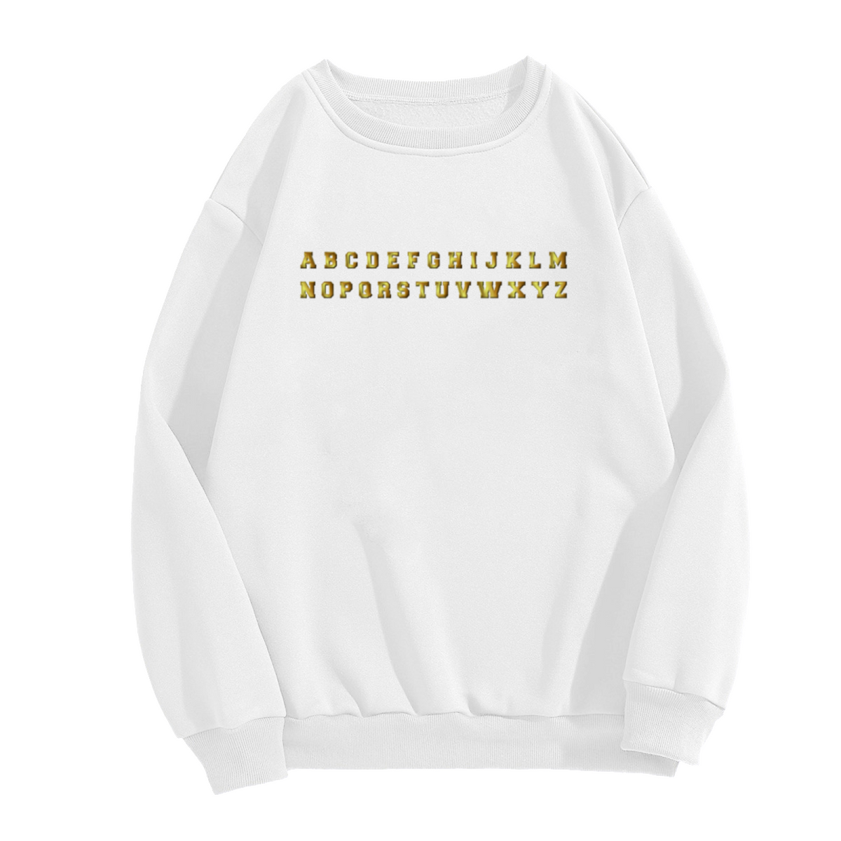 Alphabet A-Z Typography Graphic ԲÁìÎÀÒÂ - Unique Design Pullover Sweatshirt