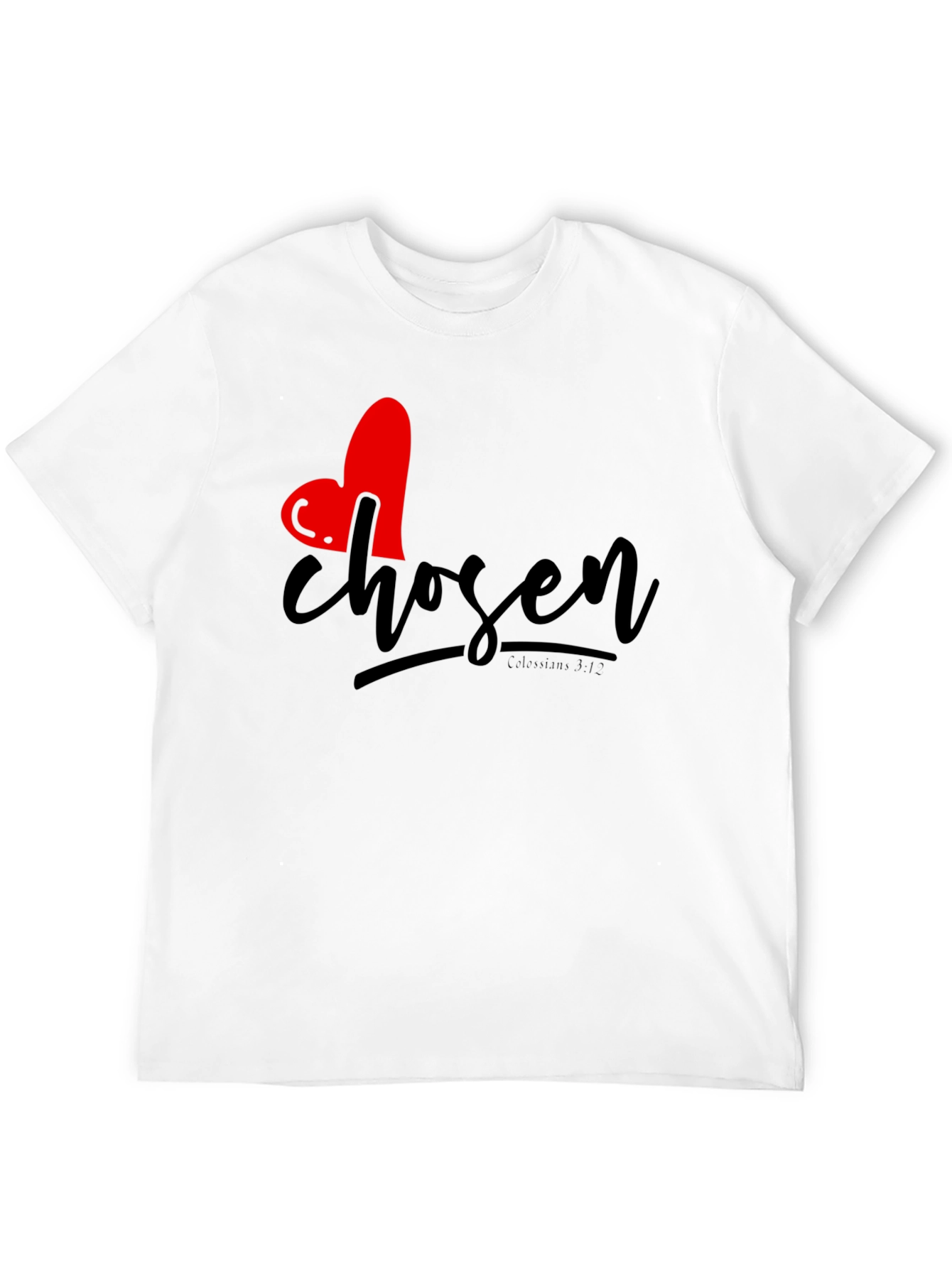 Chosen Heart Graphic Tee - Christian Inspired T-Shirt